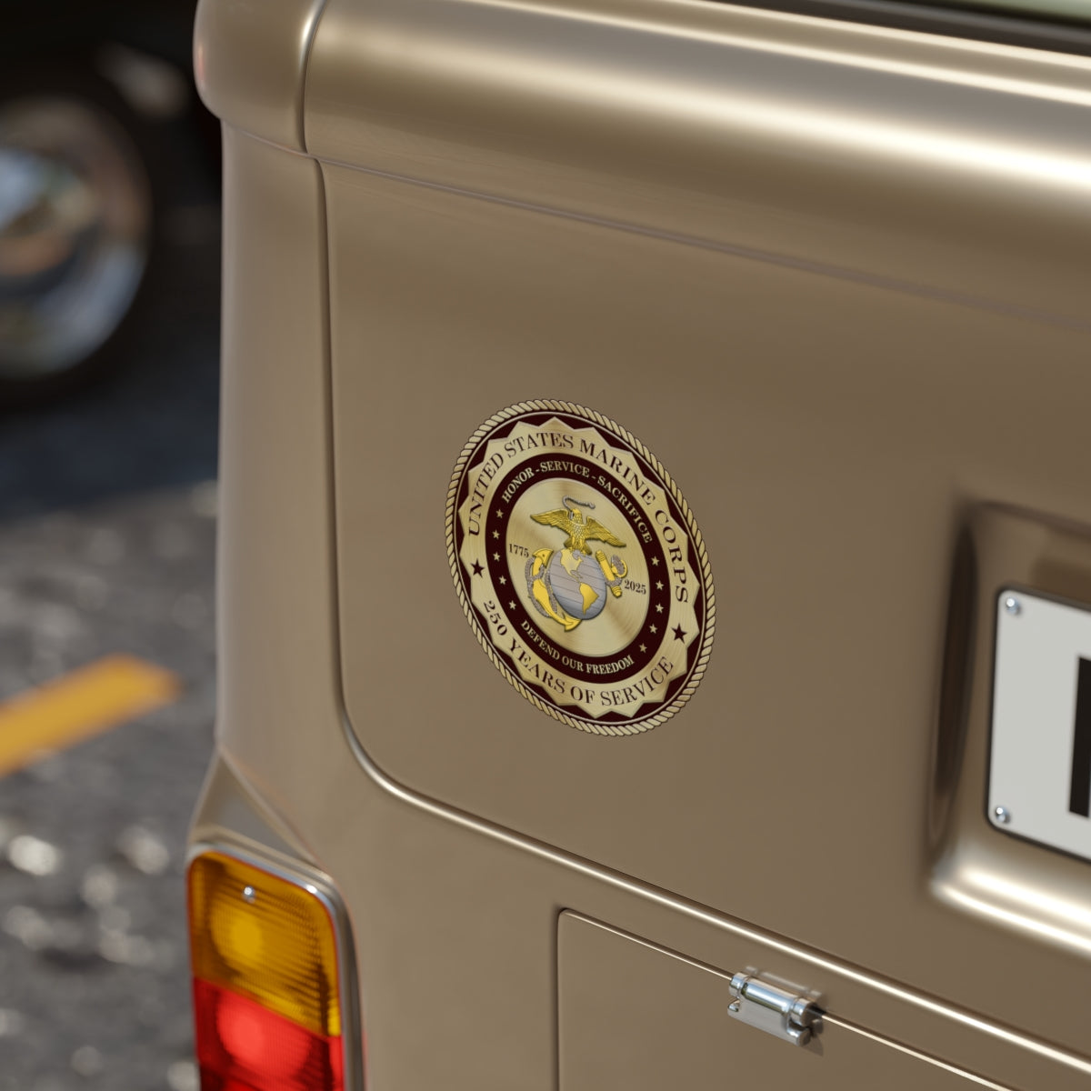 MARlNE 250 Years Of Service Stickers
