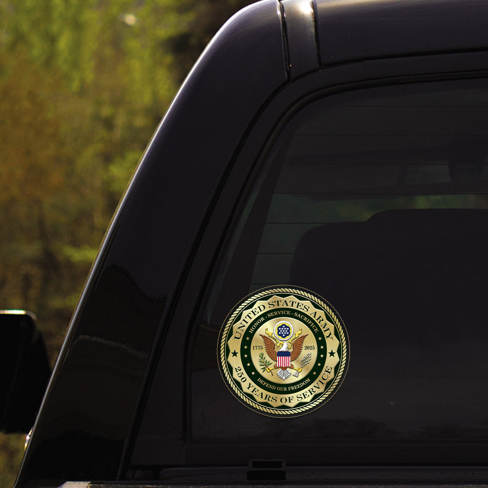 US ARMY 250 Years Of Service Stickers