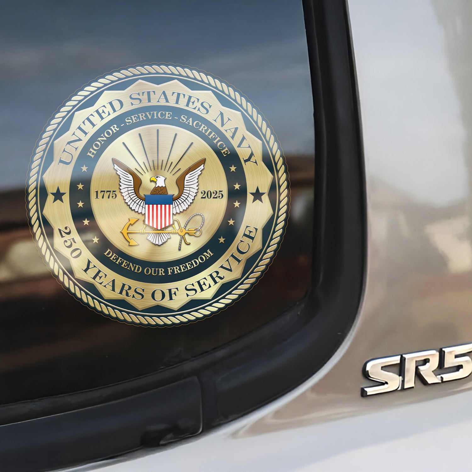 US NAVY 250 Years Of Service Stickers