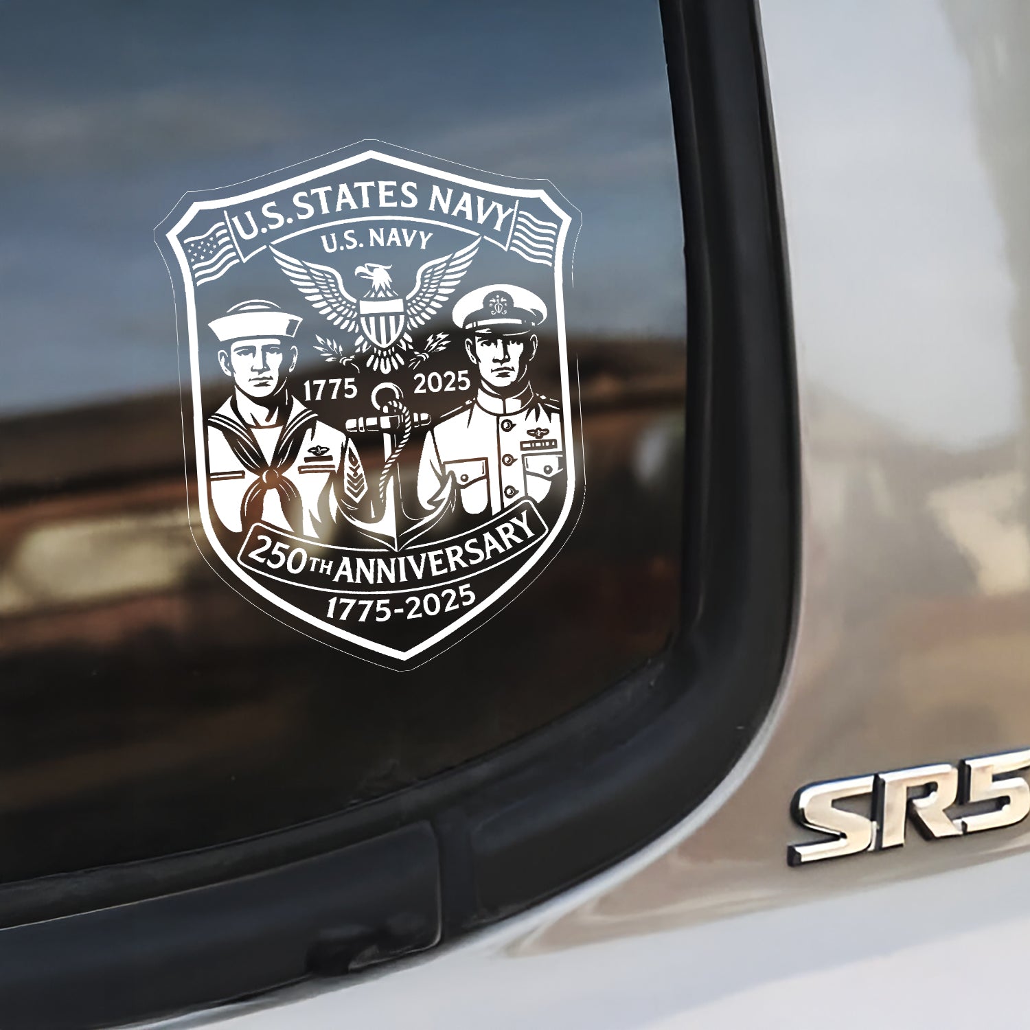 US Navy 250th Anniversary 1775 - 2025 Stickers
