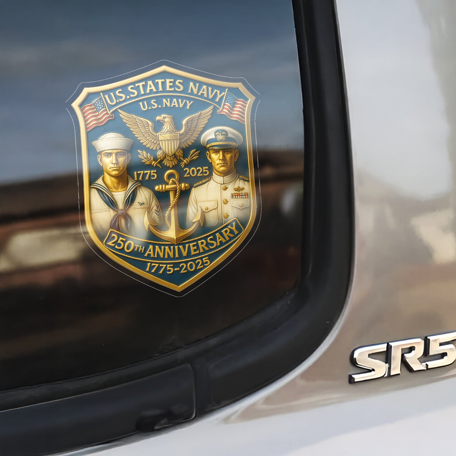 US Navy 250th Anniversary 1775 - 2025 Stickers
