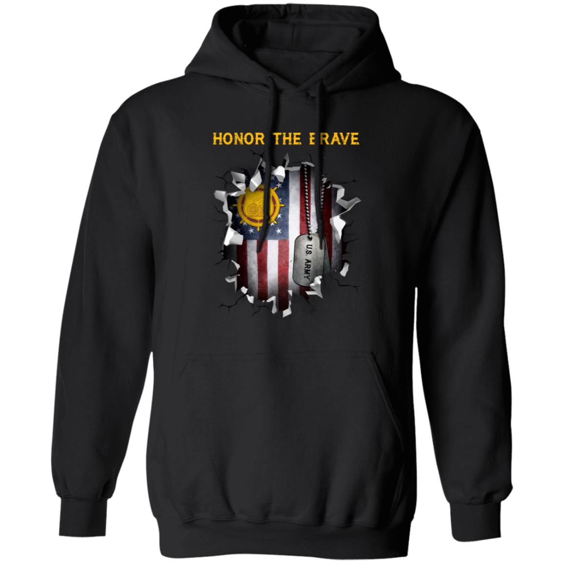 US Army Transportation Corps - Honor The Brave Front Shirt
