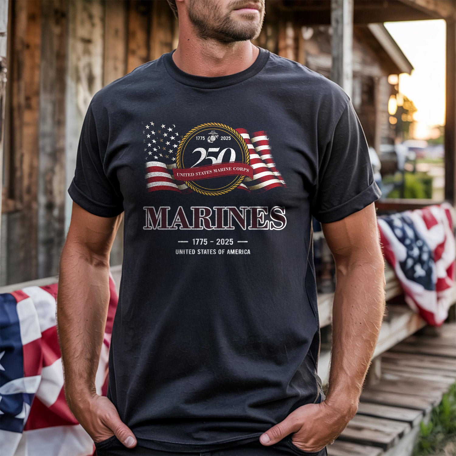 MARlNE 250 United States Of America Classic T-Shirt