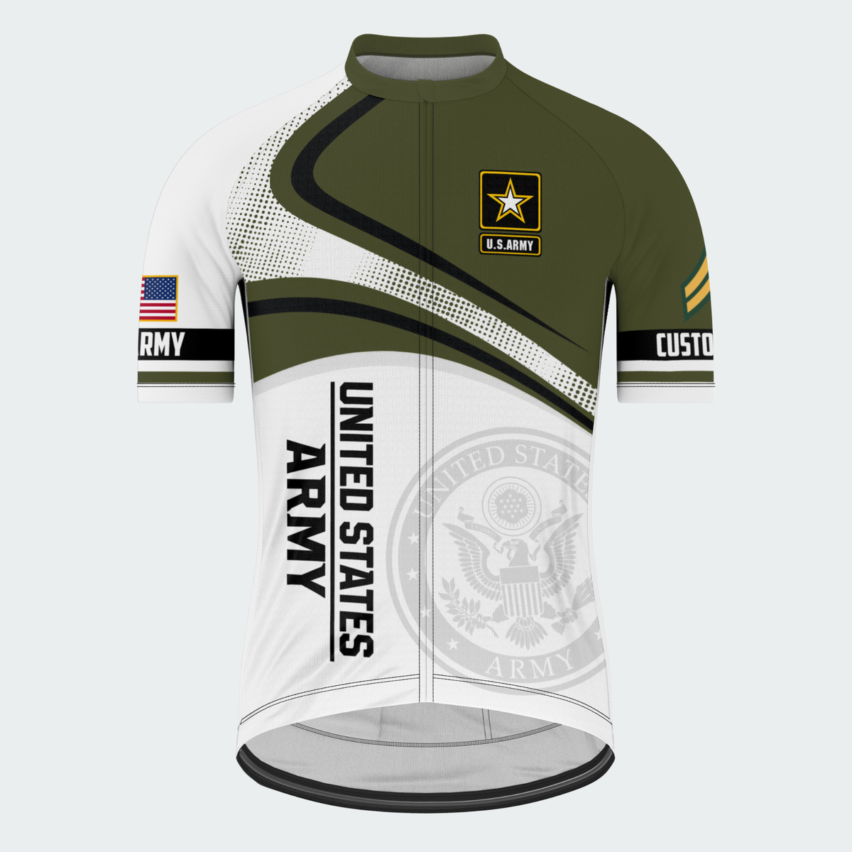 Men’s Personalized U.S. Army Regular Fit Cycling Jersey & Kit
