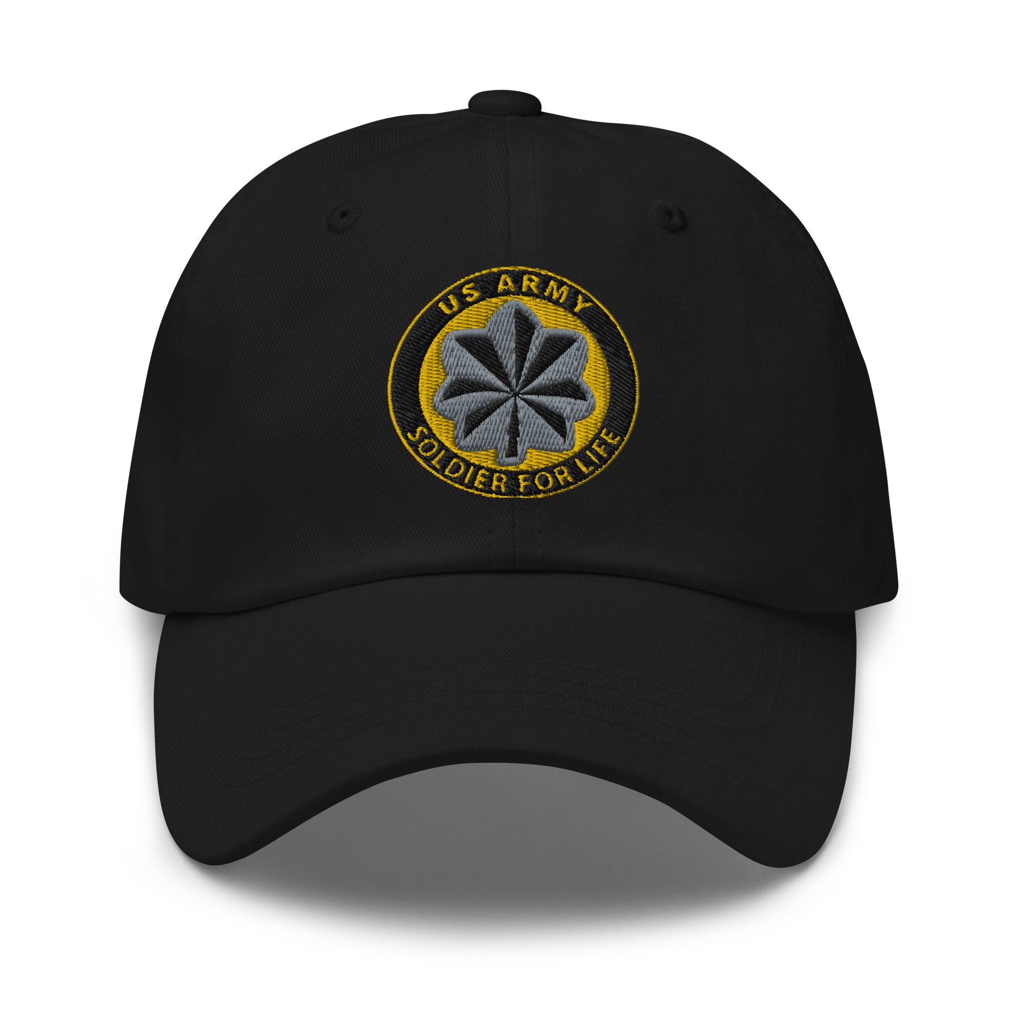 US Army O-5 Lieutenant Colonel O5 LTC Field Officer Soldier For Life Embroidered Dad Hat