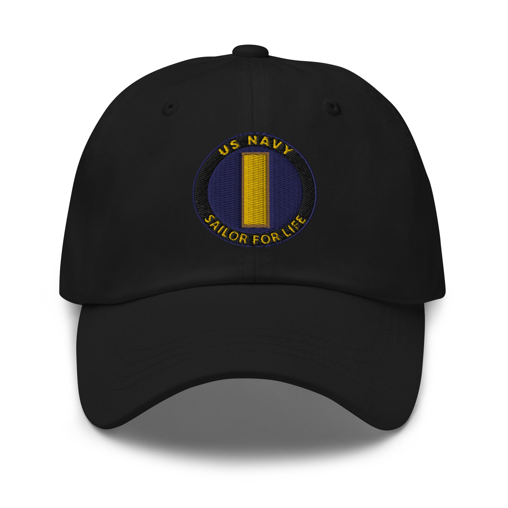 US Navy O-1 Ensign O1 ENS Junior Officer Sailor For Life Embroidered Dad Hat