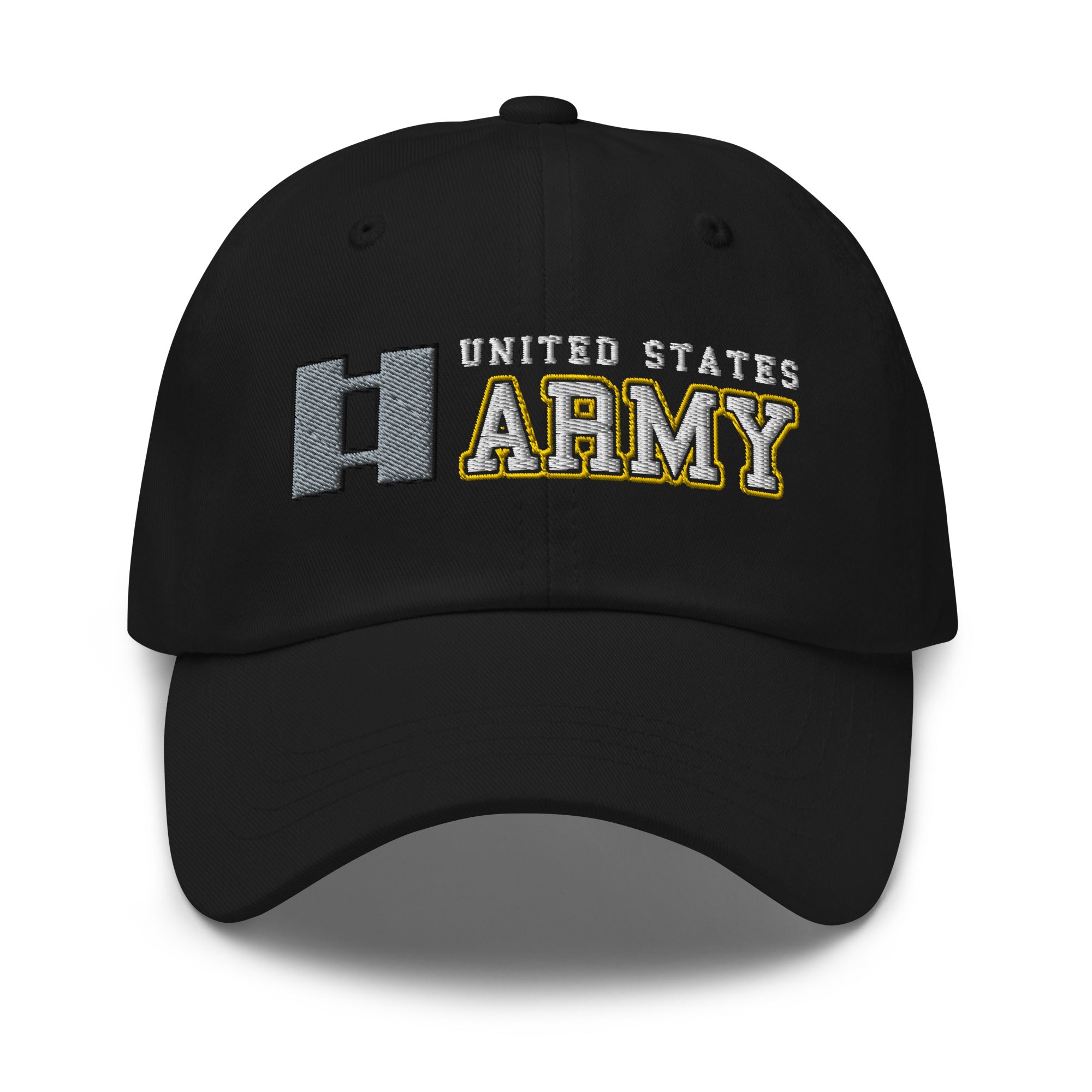 US Army O-3 Captain O3 CPT Commissioned Officer Ranks/Insignia Embroidered Dad Hat