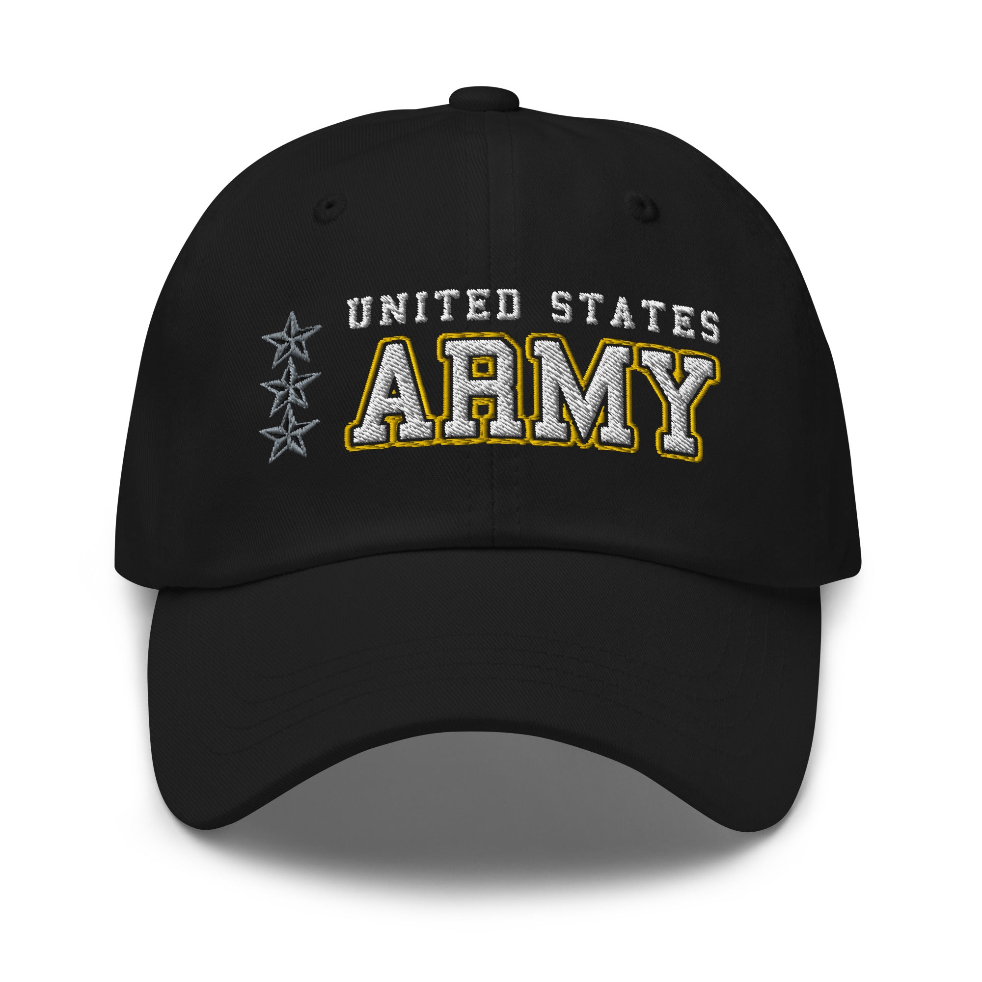 US Army O-9 Lieutenant General O9 LTG General Officer Ranks/Insignia Embroidered Dad Hat