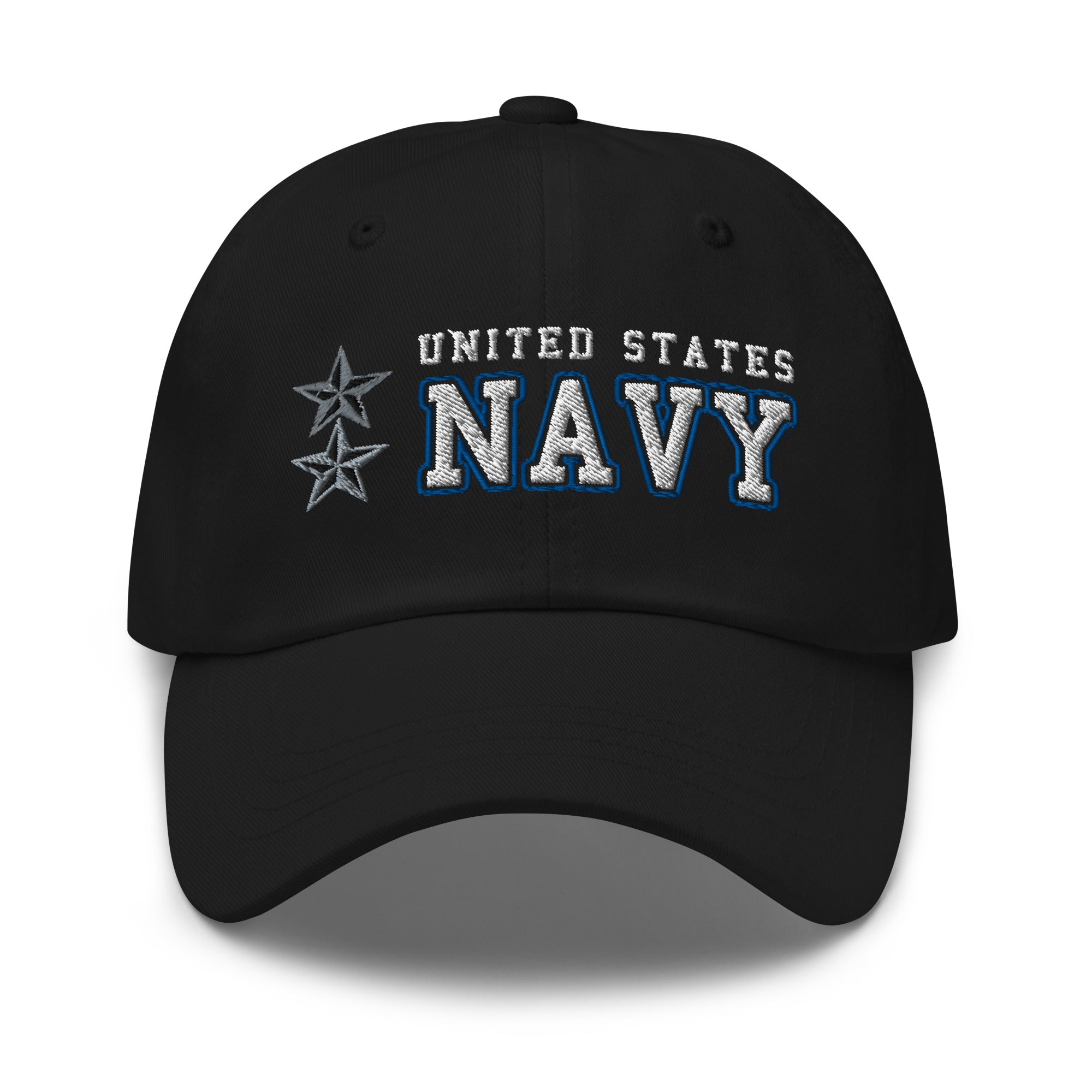 US Navy O-8 Rear Admiral O8 RADM Flag Officer Ranks/Insignia Embroidered Dad Hat