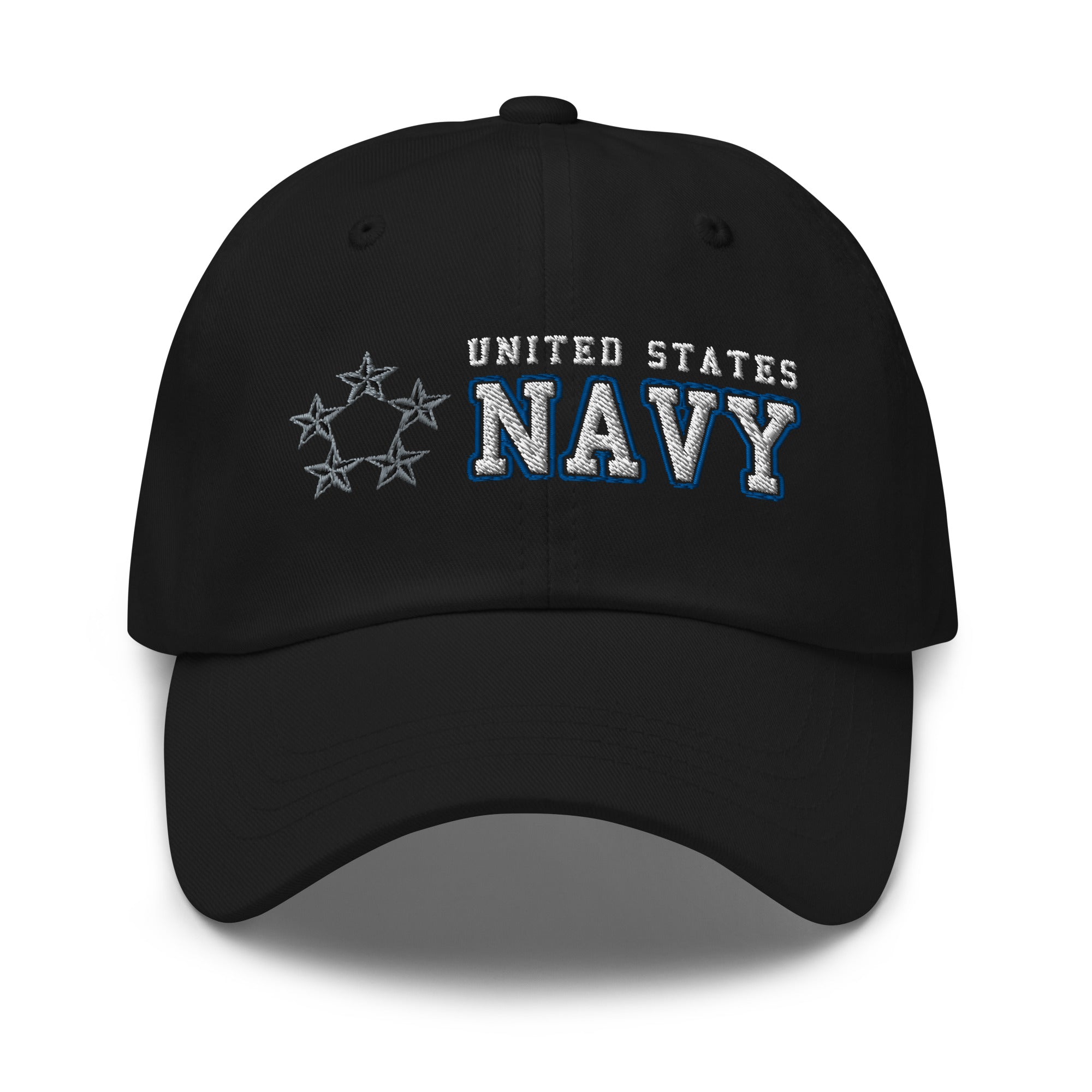 US Navy O-11 Fleet Admiral O11 FADM Flag Officer Ranks/Insignia Embroidered Dad Hat