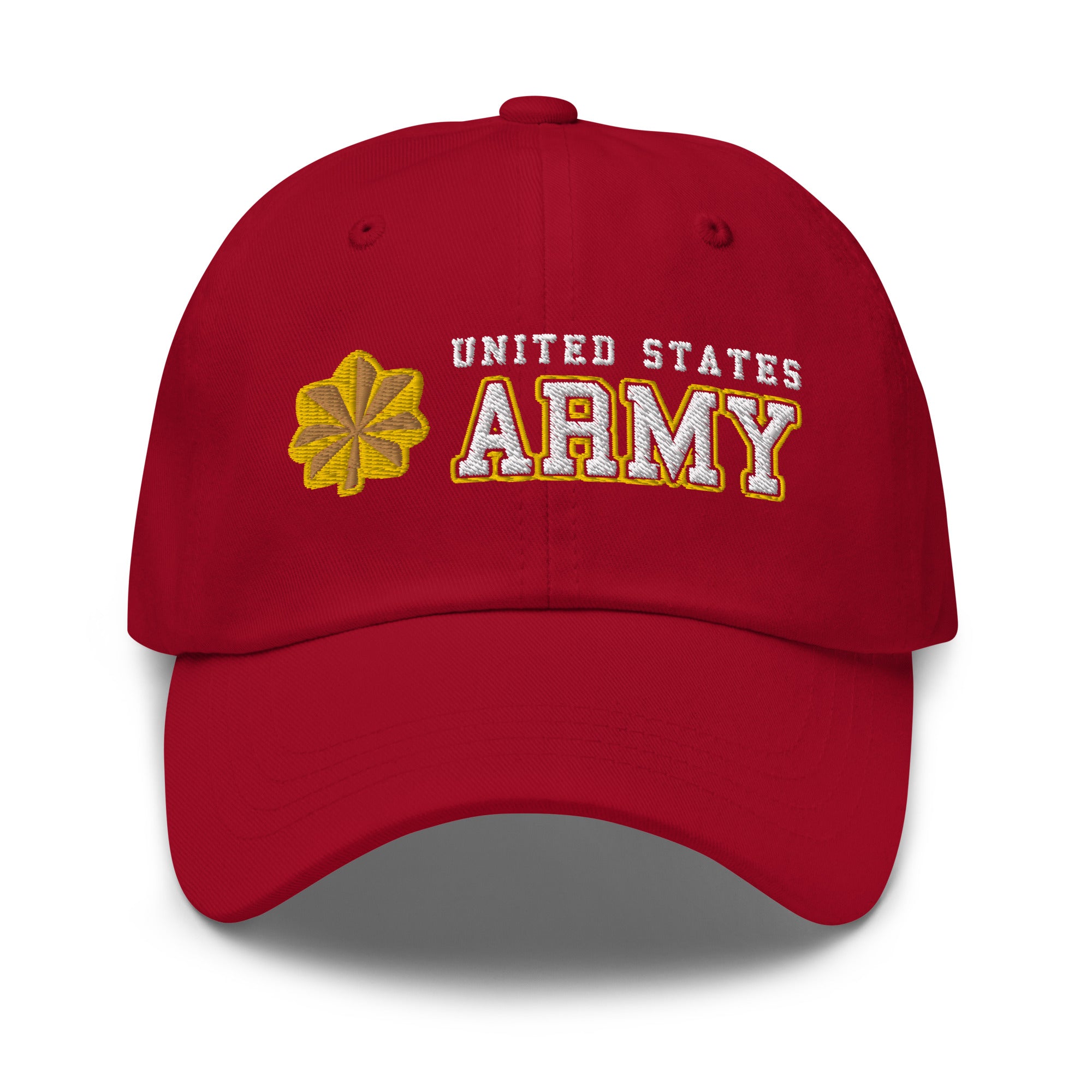 US Army O-4 Major O4 MAJ Field Officer Ranks/Insignia Embroidered Dad Hat