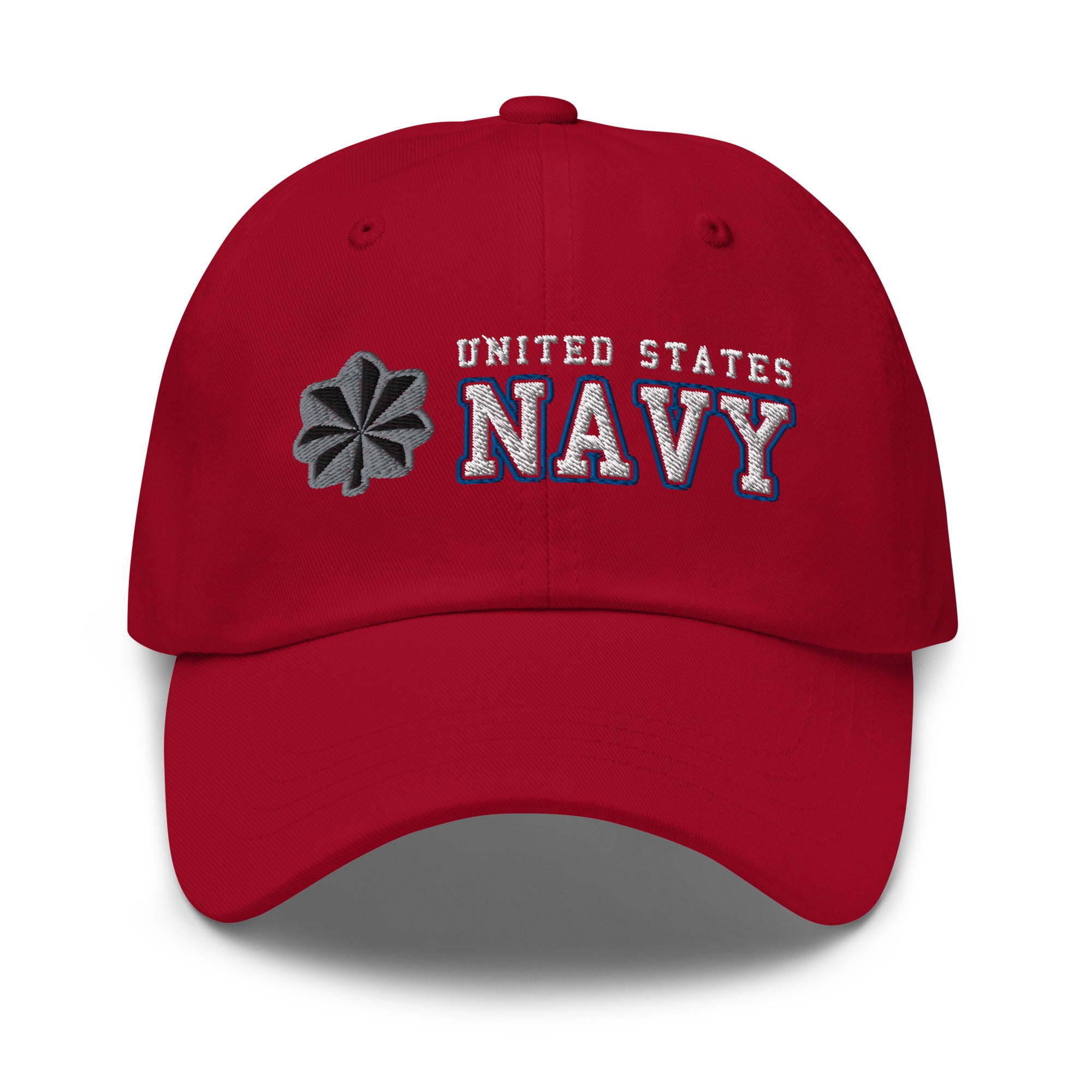 US Navy O-5 Commander O5 CDR Senior Officer Ranks/Insignia Embroidered Dad Hat