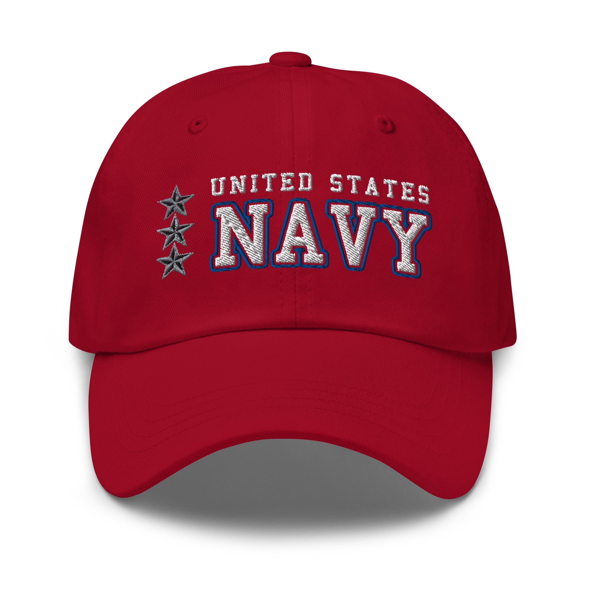 US Navy O-9 Vice Admiral O9 VADM Flag Officer Ranks/Insignia Embroidered Dad Hat