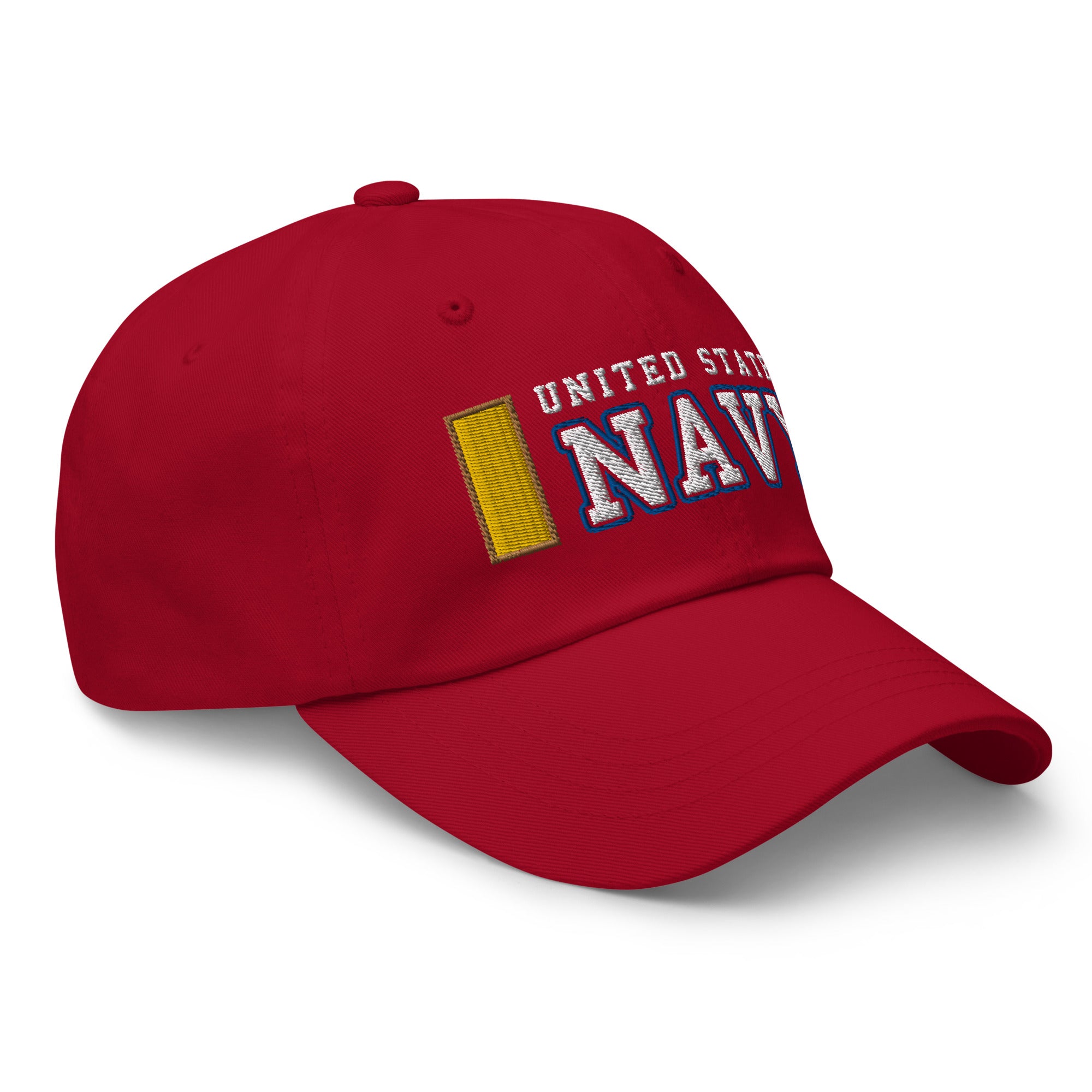 US Navy O-1 Ensign O1 ENS Junior Officer Ranks/Insignia Embroidered Dad Hat
