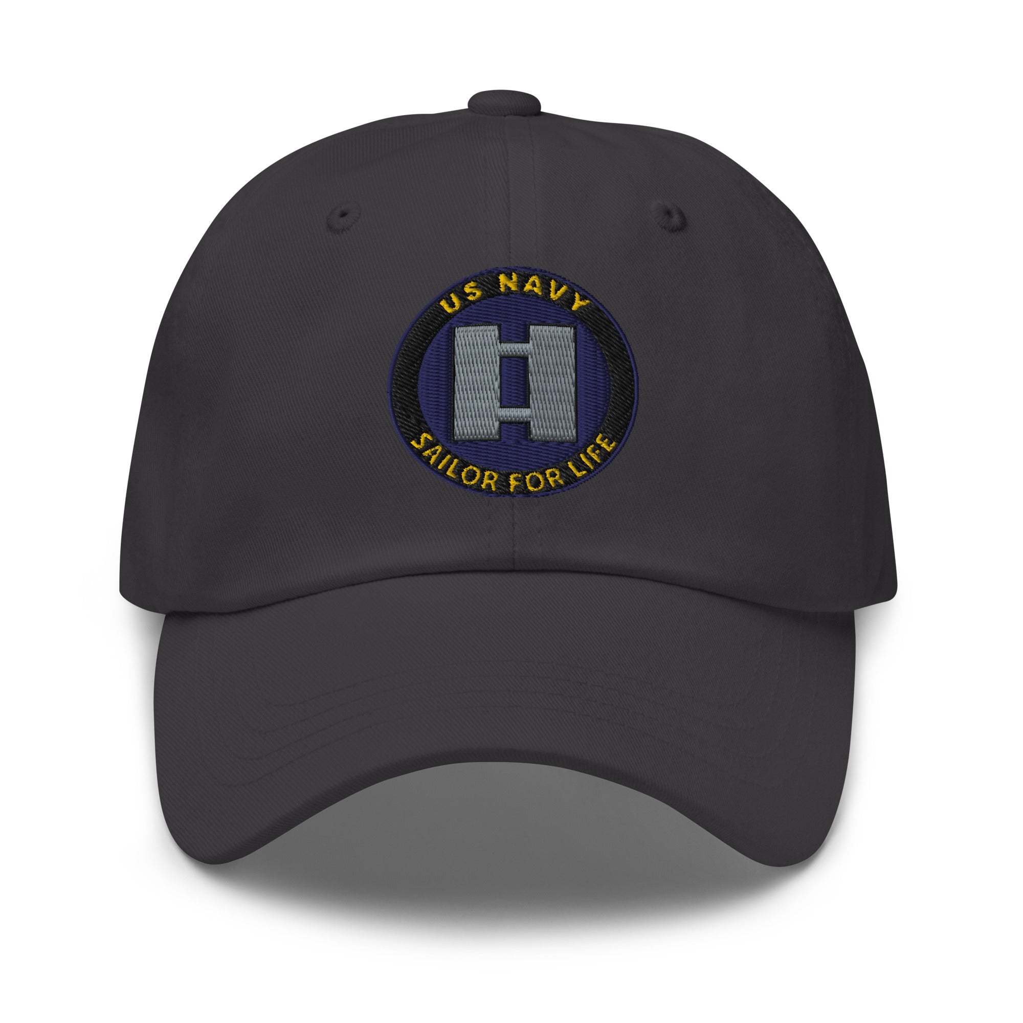 US Navy O-3 Lieutenant O3 LT Junior Officer Sailor For Life Embroidered Dad Hat
