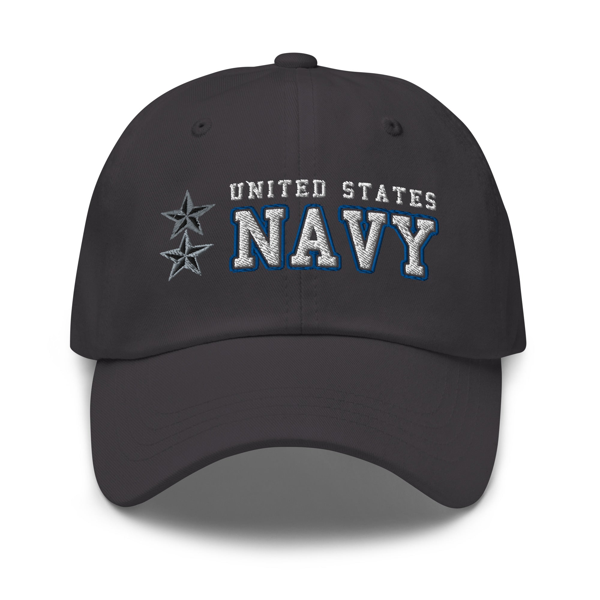 US Navy O-8 Rear Admiral O8 RADM Flag Officer Ranks/Insignia Embroidered Dad Hat