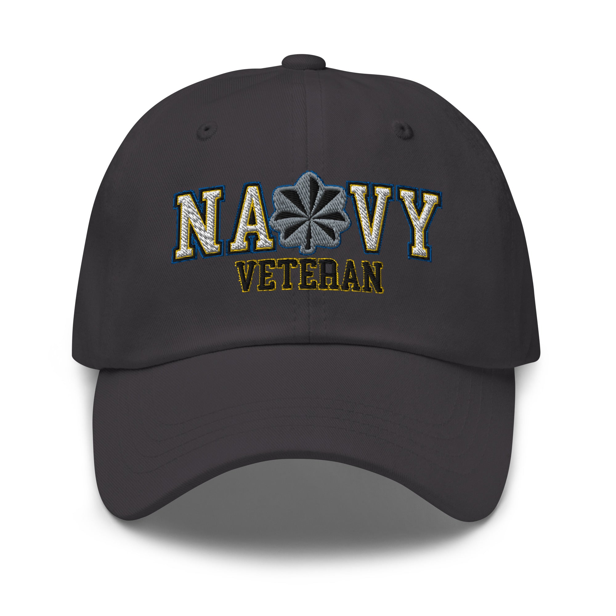 US Navy O-5 Commander O5 CDR Senior Officer Veteran Embroidered Dad Hat