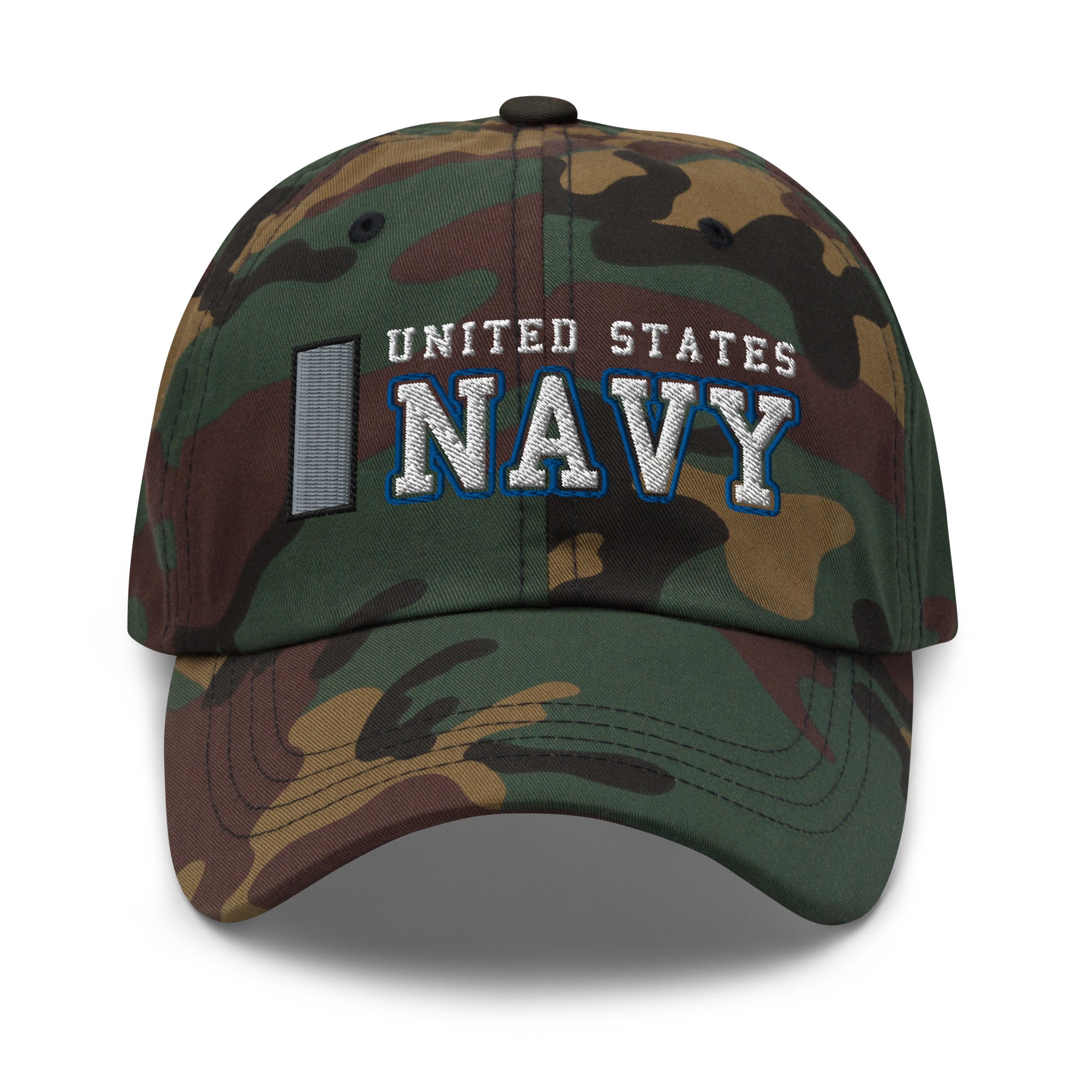 US Navy O-2 Lieutenant Junior Grade O2 LTJG Junior Officer Ranks/Insignia Embroidered Dad Hat