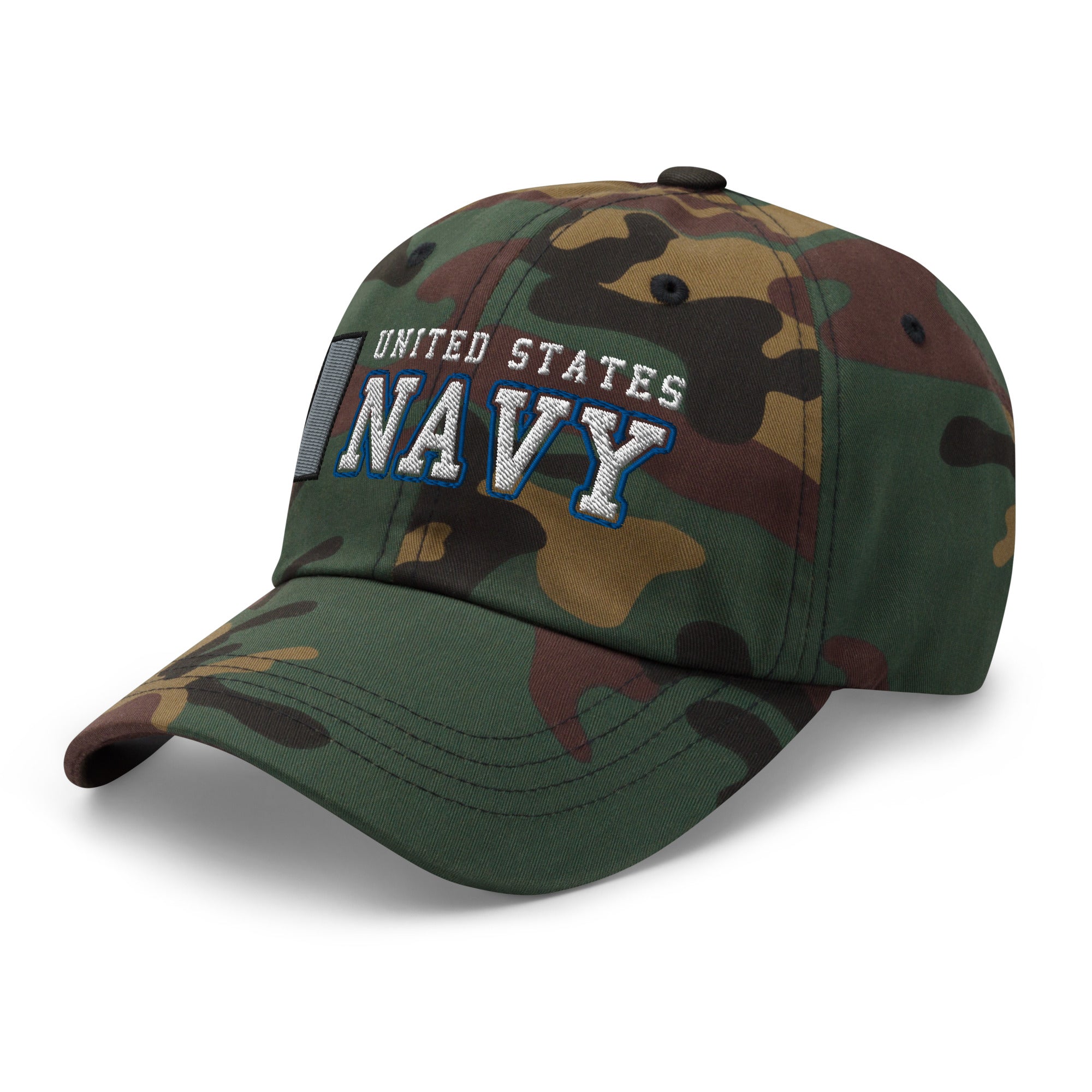 US Navy O-2 Lieutenant Junior Grade O2 LTJG Junior Officer Ranks/Insignia Embroidered Dad Hat