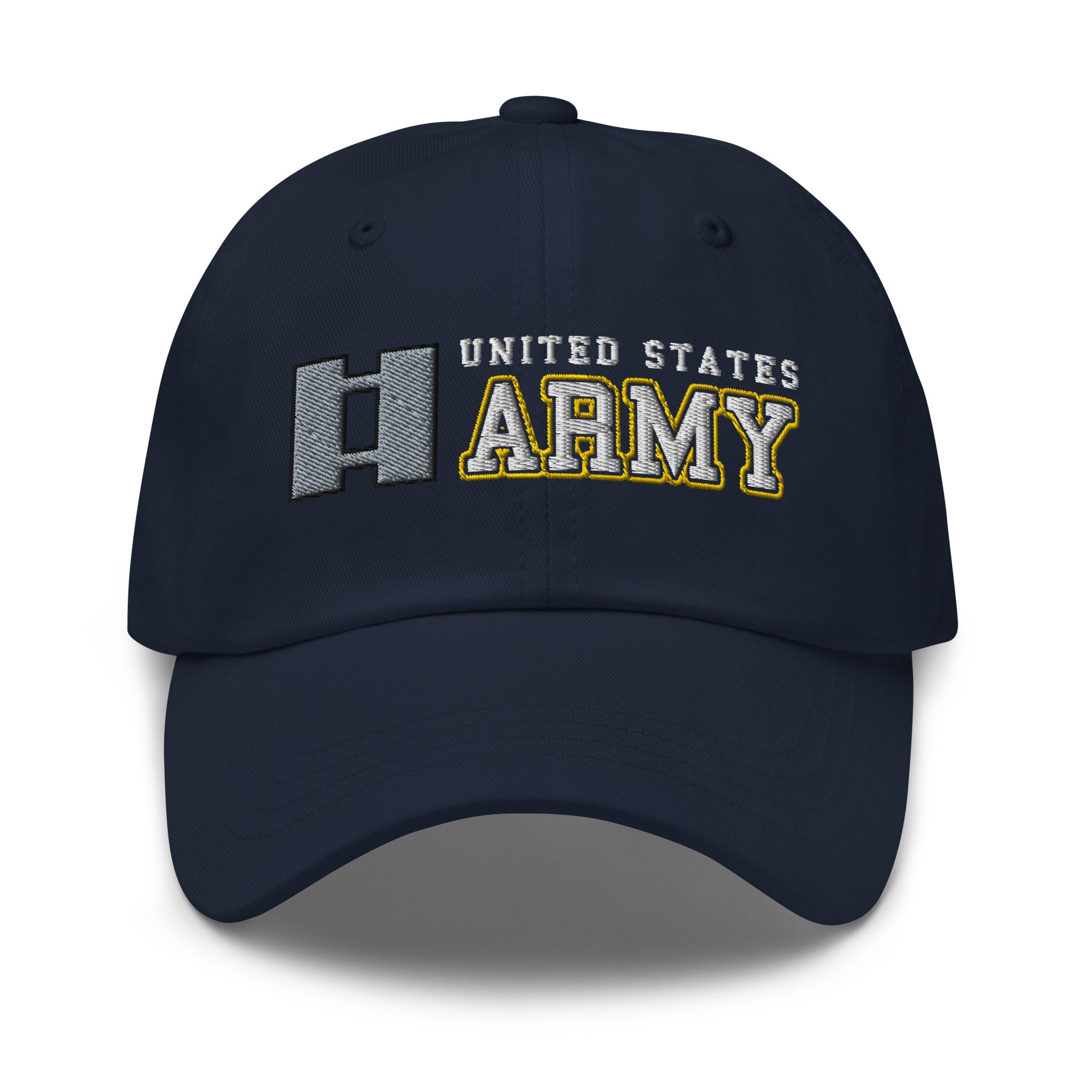 US Army O-3 Captain O3 CPT Commissioned Officer Ranks/Insignia Embroidered Dad Hat