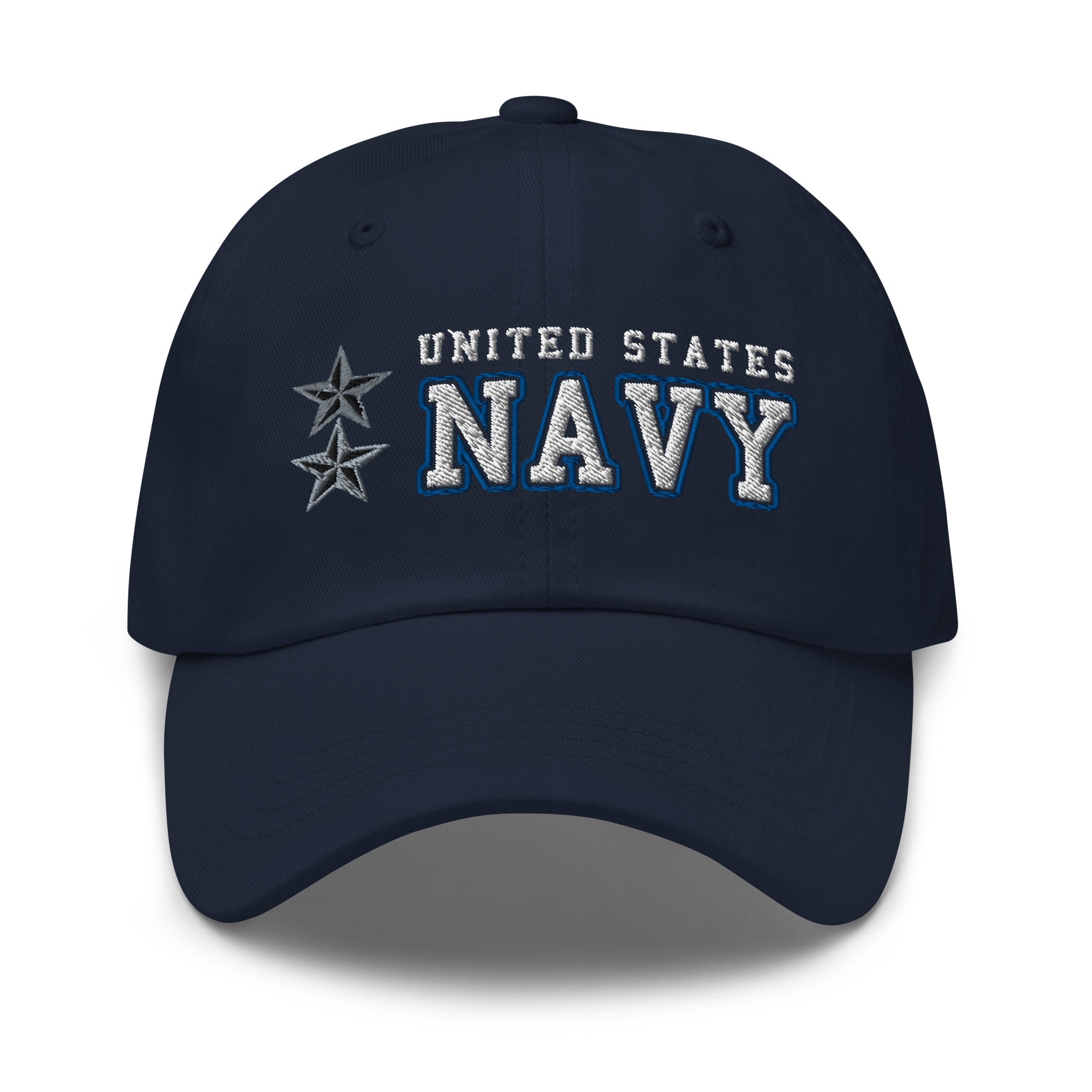 US Navy O-8 Rear Admiral O8 RADM Flag Officer Ranks/Insignia Embroidered Dad Hat