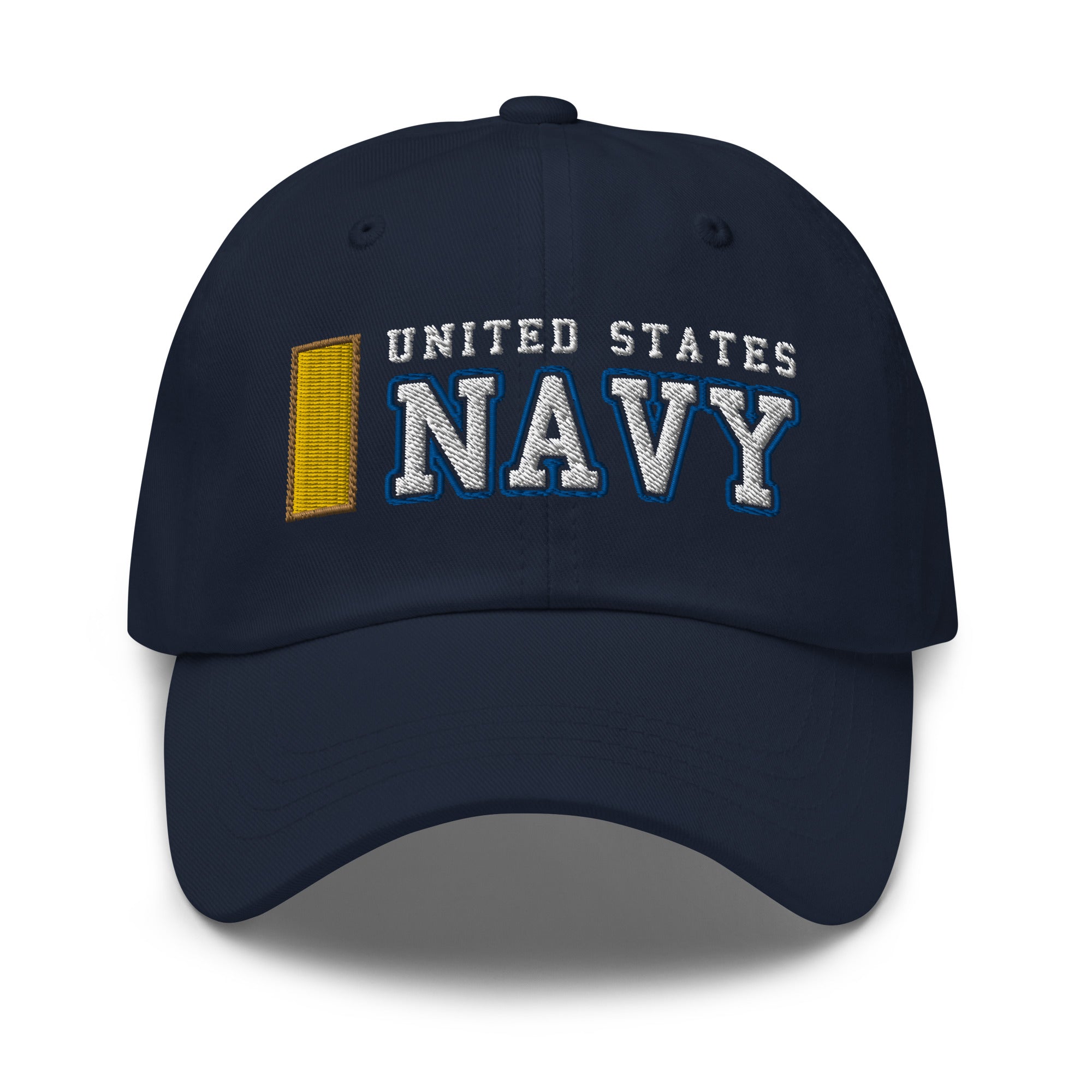 US Navy O-1 Ensign O1 ENS Junior Officer Ranks/Insignia Embroidered Dad Hat