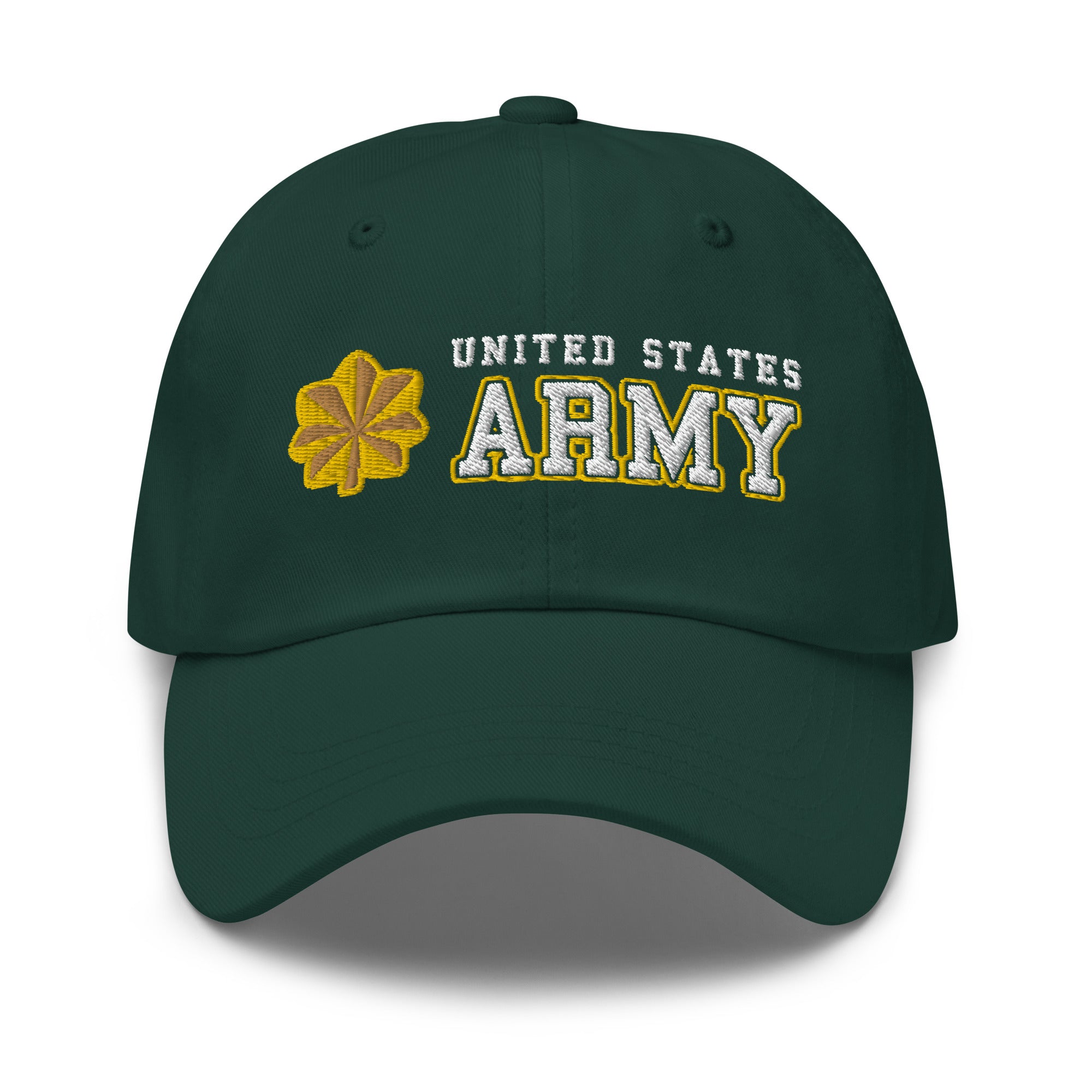 US Army O-4 Major O4 MAJ Field Officer Ranks/Insignia Embroidered Dad Hat