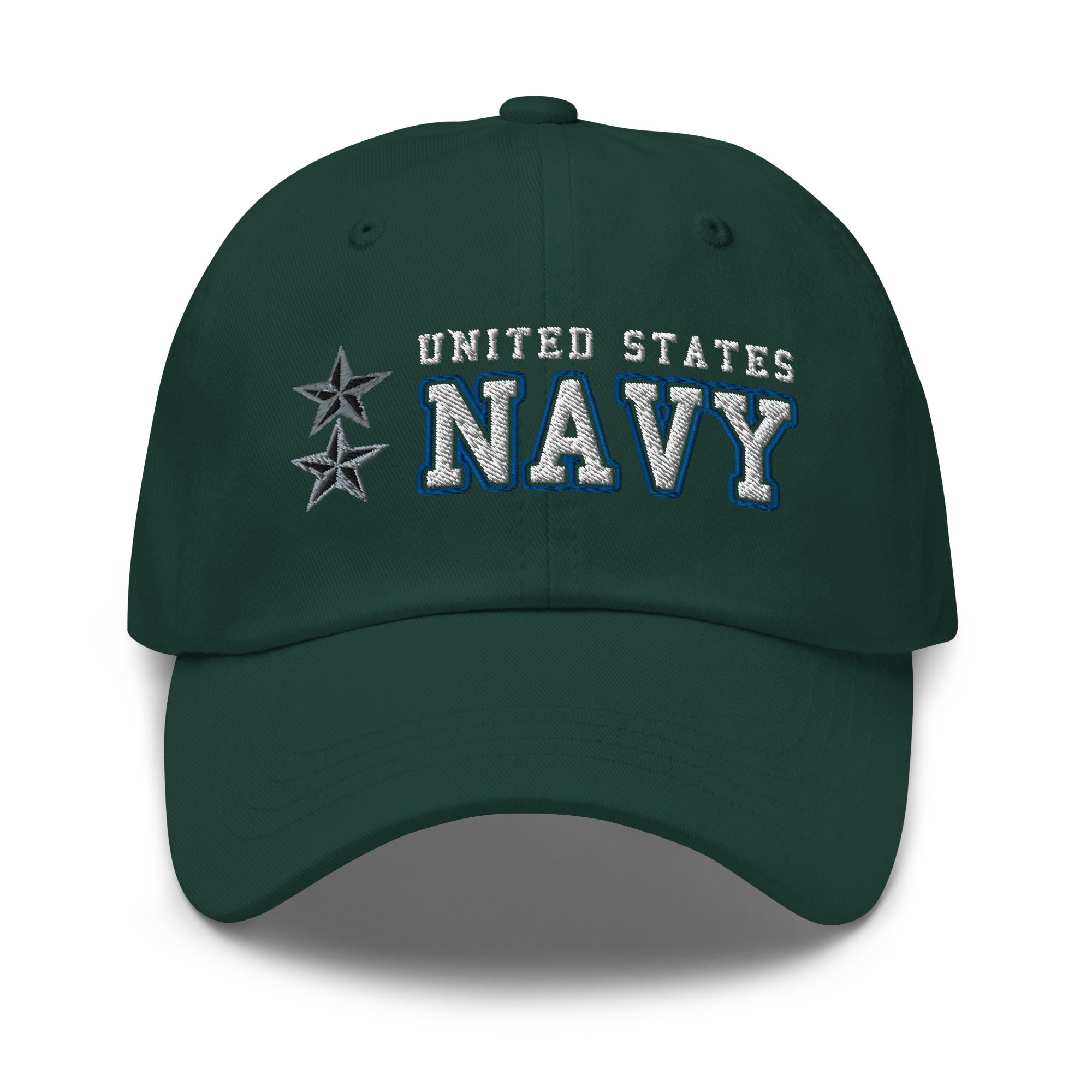 US Navy O-8 Rear Admiral O8 RADM Flag Officer Ranks/Insignia Embroidered Dad Hat