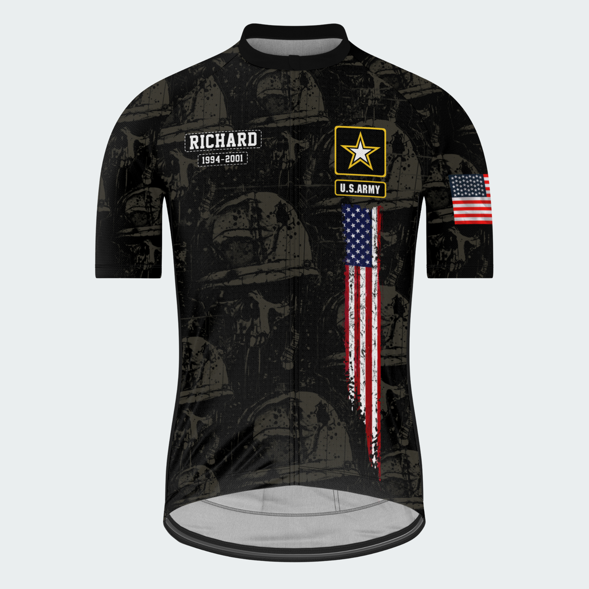 Men’s Personalized I Served My Country Army Veteran Cycling Jersey & Kit