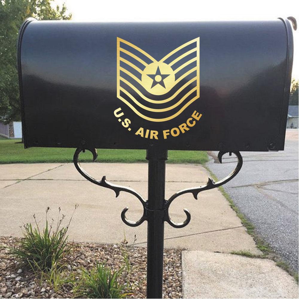 US Air Force E-7 Old Style Clear Stickers-Decal-USAF-Ranks-Veterans Nation