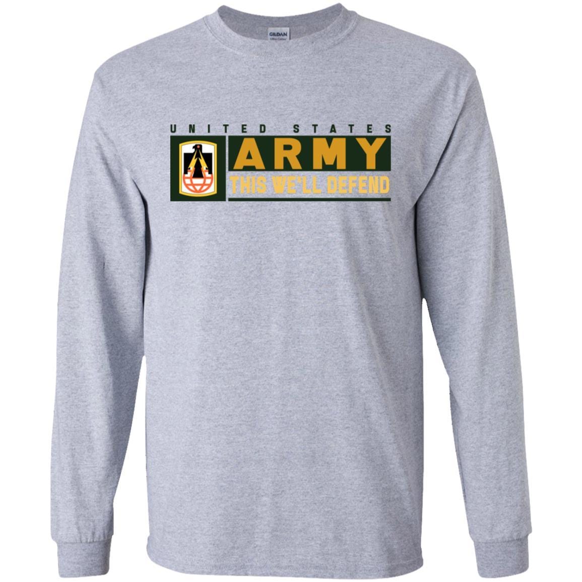 US Army 11TH SIGNAL BRIGADE- This We'll Defend T-Shirt On Front For Men-TShirt-Army-Veterans Nation