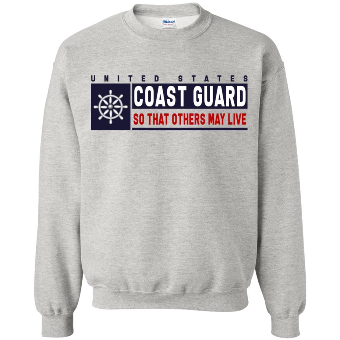 US Coast Guard Quartermaster QM Logo- So that others may live Long Sleeve - Pullover Hoodie-TShirt-USCG-Veterans Nation