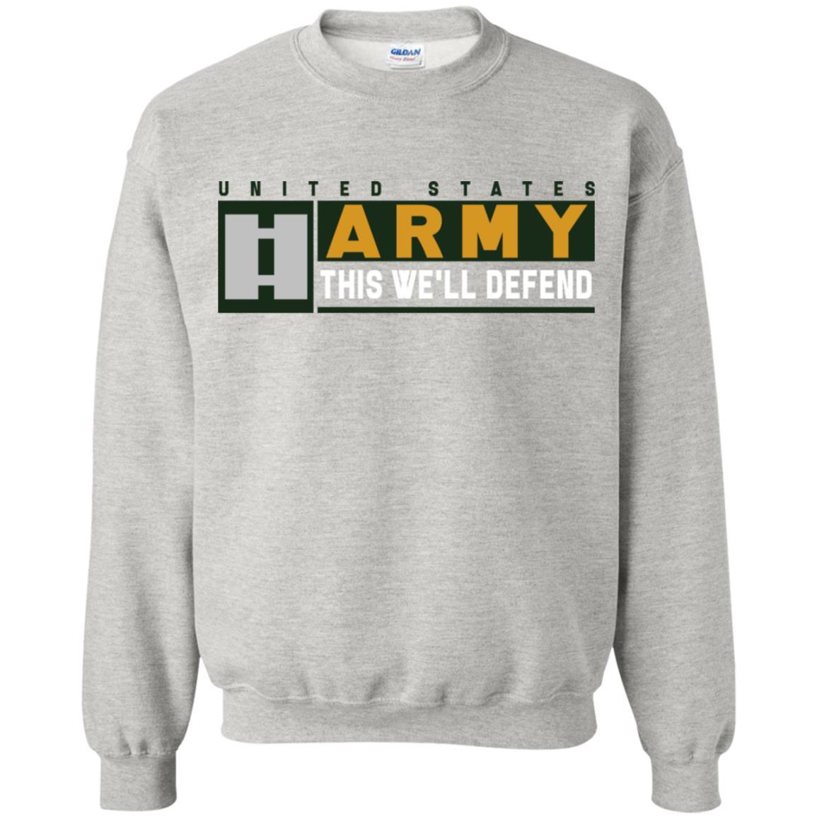 US Army O-3 This We Will Defend Long Sleeve - Pullover Hoodie-TShirt-Army-Veterans Nation