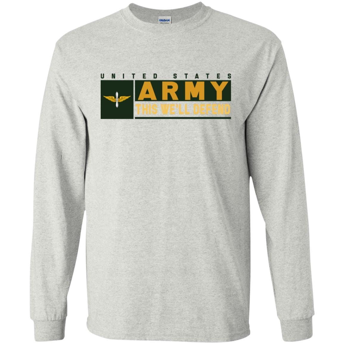 U.S Army Aviation- This We'll Defend T-Shirt On Front For Men-TShirt-Army-Veterans Nation