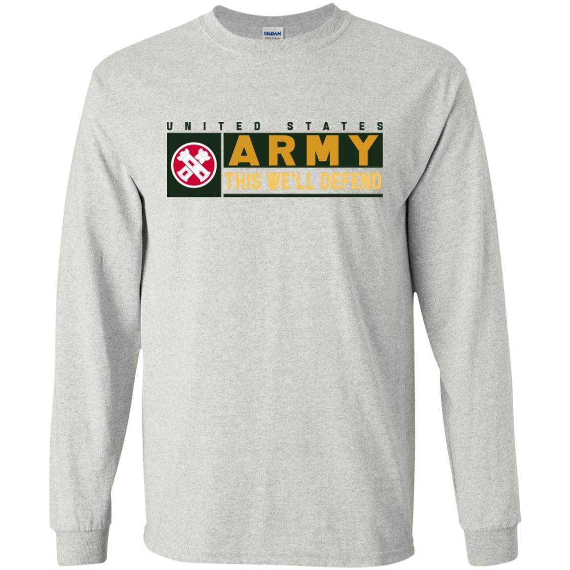 US Army 16TH ENGINEER BRIGADE- This We'll Defend T-Shirt On Front For Men-TShirt-Army-Veterans Nation