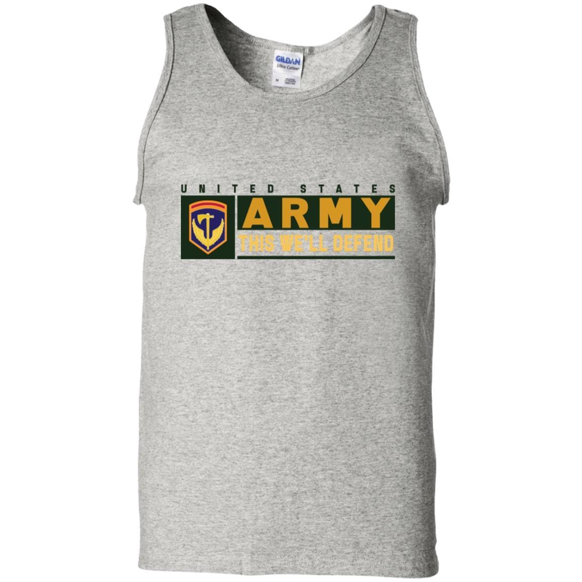 US Army 42ND REGIONAL SUPPORT GROUP- This We'll Defend T-Shirt On Front For Men-TShirt-Army-Veterans Nation