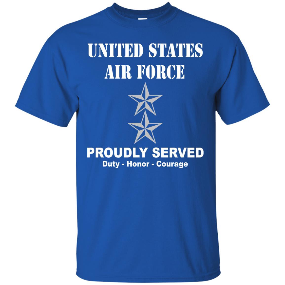 US Air Force O-8 Major General Maj G O8 General Officer Ranks Men Front T Shirt For Air Force-TShirt-USAF-Veterans Nation