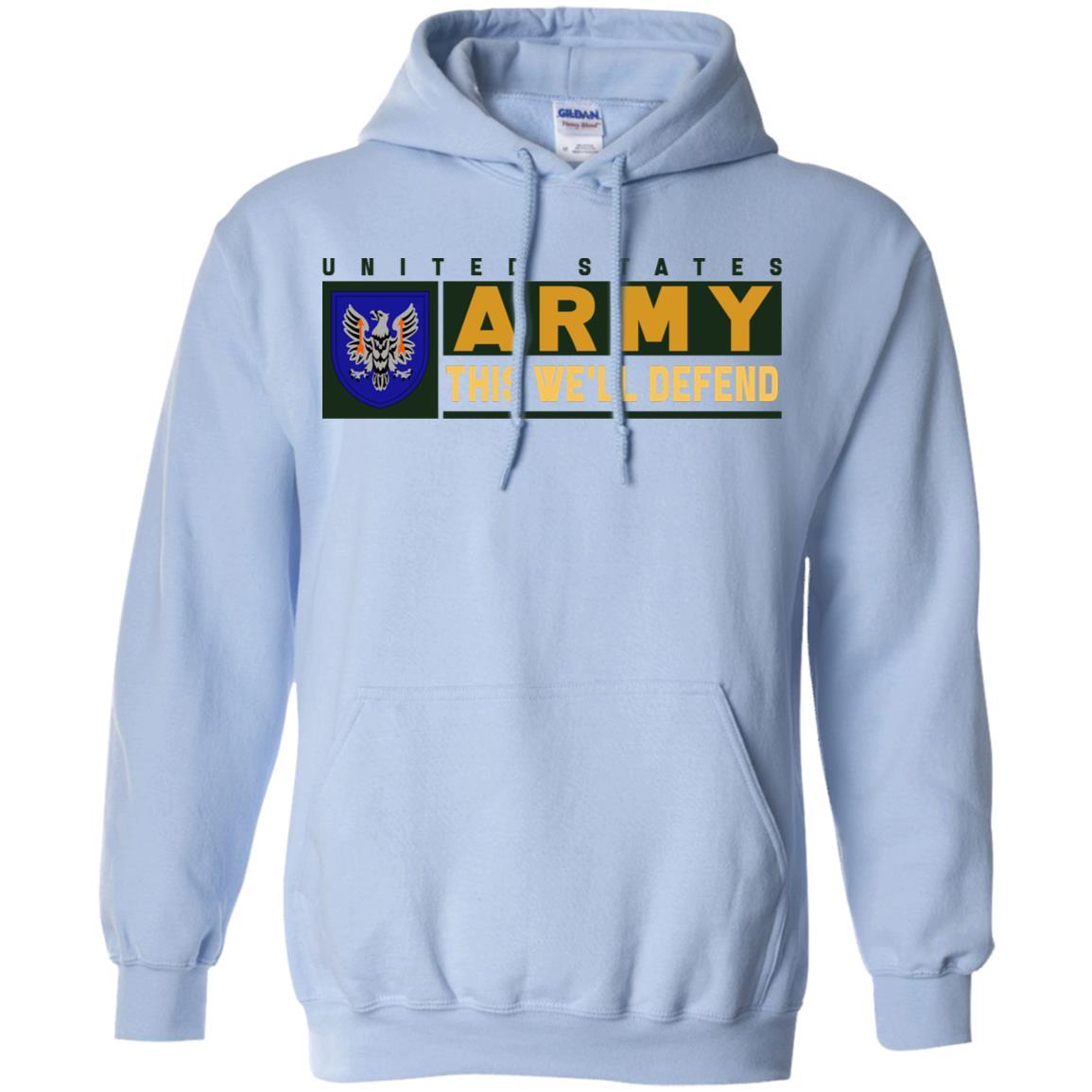 US Army 11TH AVIATION COMMAND- This We'll Defend T-Shirt On Front For Men-TShirt-Army-Veterans Nation