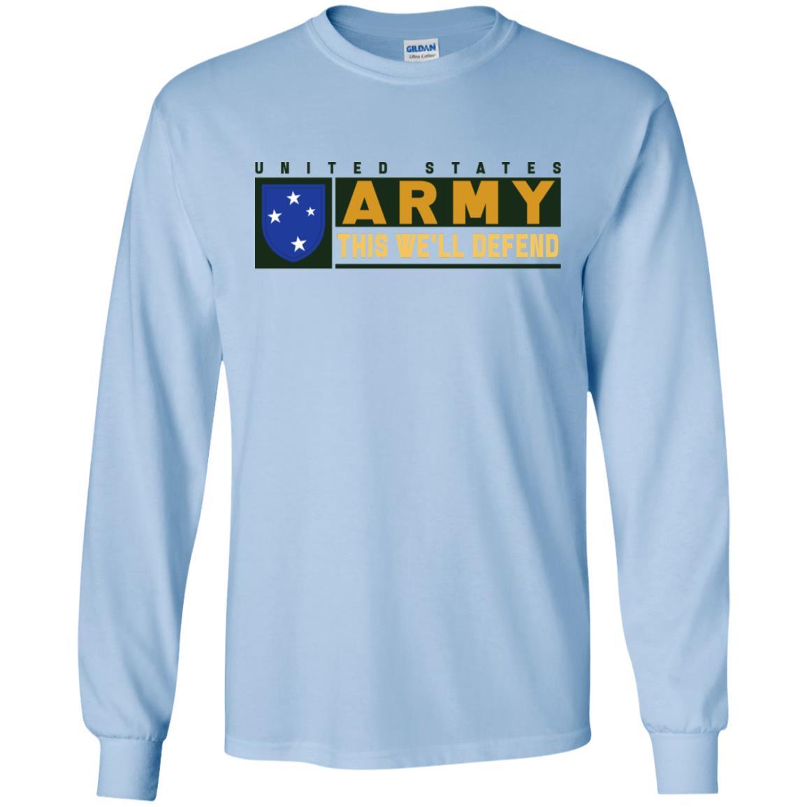 US Army 23rd Infantry Division- This We'll Defend T-Shirt On Front For Men-TShirt-Army-Veterans Nation
