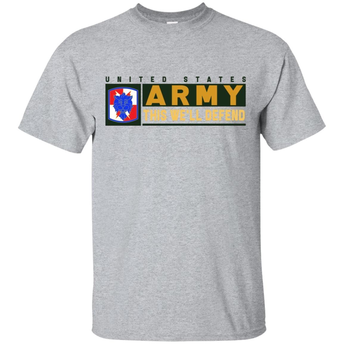 US Army 35TH SIGNAL BRIGADE (NO TAB)- This We'll Defend T-Shirt On Front For Men-TShirt-Army-Veterans Nation
