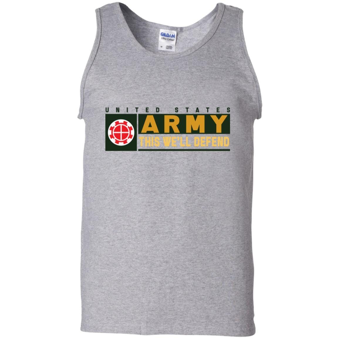 US Army 35TH ENGINEER BRIGADE- This We'll Defend T-Shirt On Front For Men-TShirt-Army-Veterans Nation