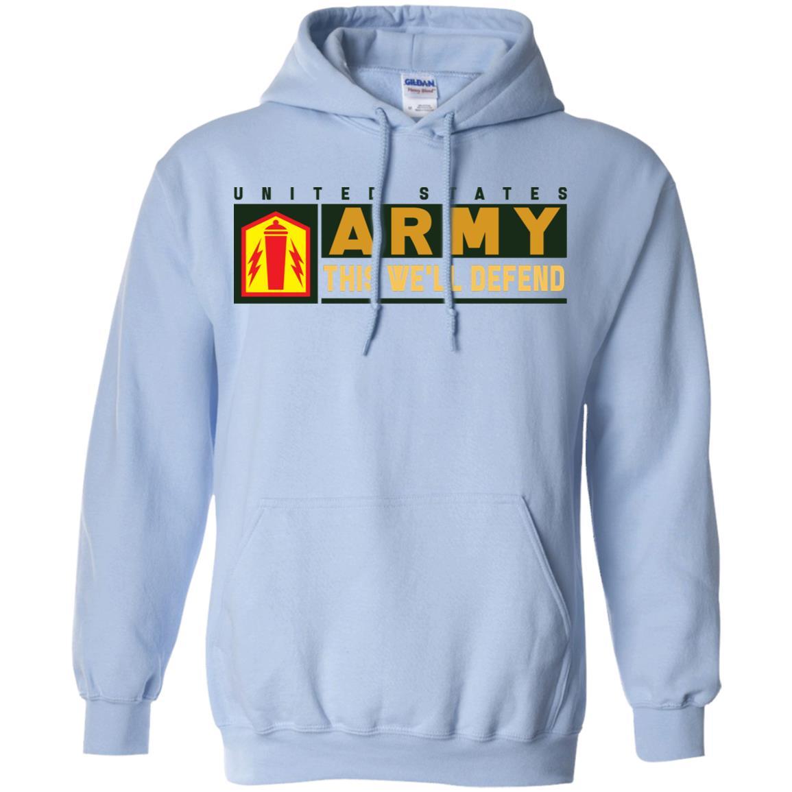 US Army 41 FIRES BRIGADE- This We'll Defend T-Shirt On Front For Men-TShirt-Army-Veterans Nation