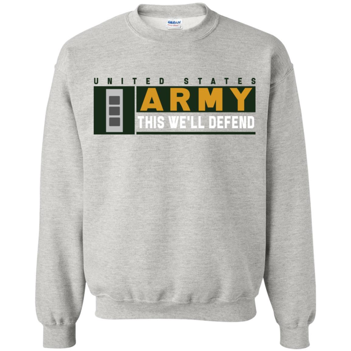 US Army W-3 This We Will Defend Long Sleeve - Pullover Hoodie-TShirt-Army-Veterans Nation