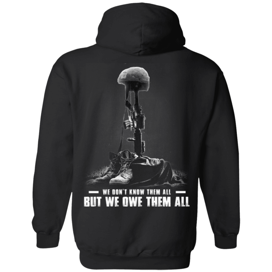 Military T-Shirt "Veteran - We Own Them All" - Men Back-TShirt-General-Veterans Nation