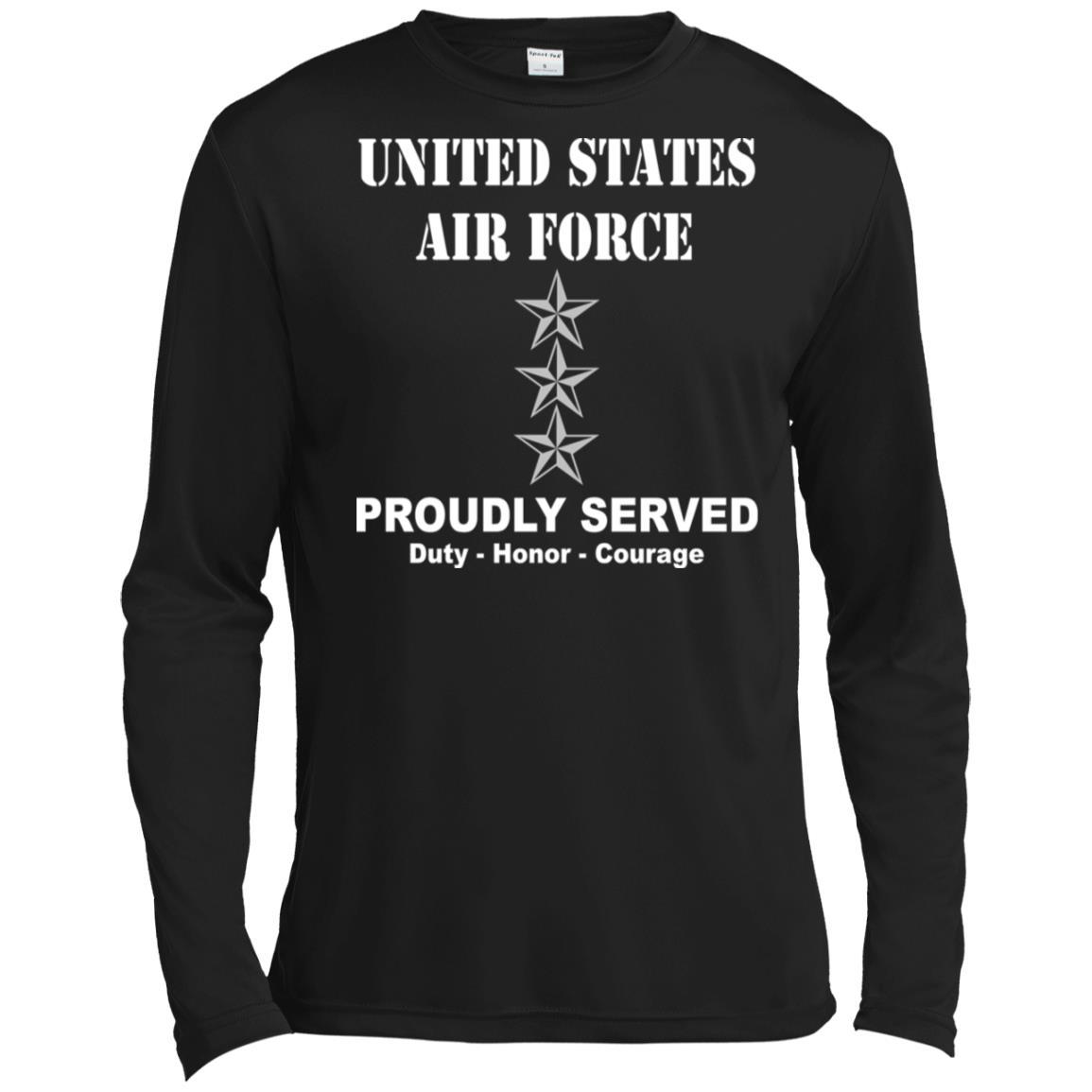US Air Force O-9 Lieutenant General Lt Ge O9 General Officer Ranks T shirt Sport-Tek Tall Pullover Hoodie - T-Shirt-TShirt-USAF-Veterans Nation