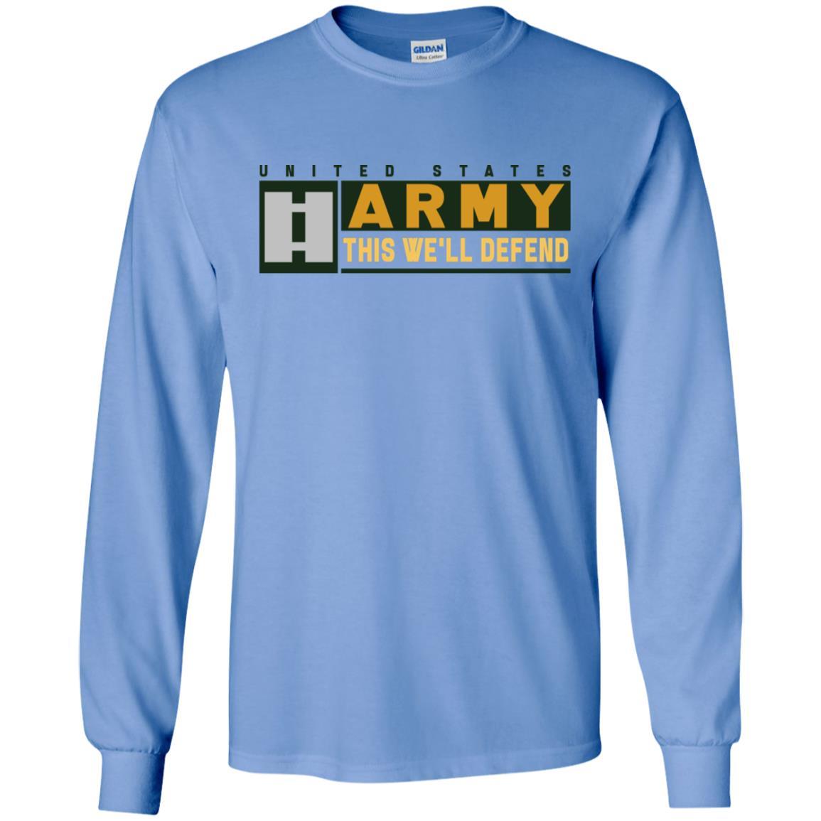 US Army O-3 This We Will Defend T-Shirt On Front For Men-TShirt-Army-Veterans Nation