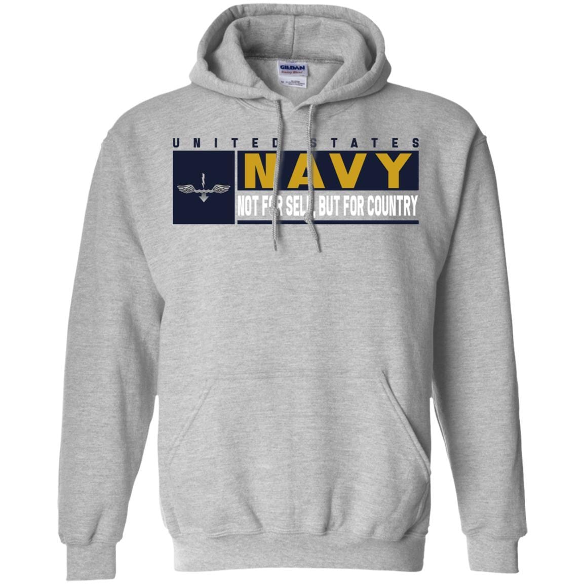 Navy Antisubmarine Warfare Technician Navy AX- Not for self Long Sleeve - Pullover Hoodie-TShirt-Navy-Veterans Nation