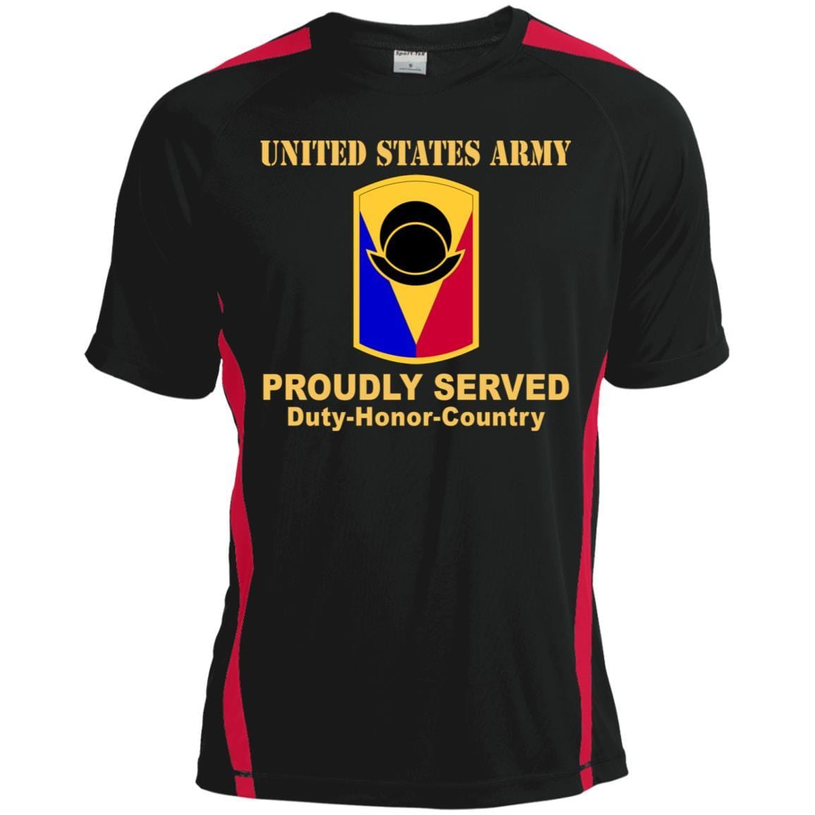 US ARMY 53RD INFANTRY BRIGADE COMBAT TEAM - Proudly Served T-Shirt On Front For Men-TShirt-Army-Veterans Nation