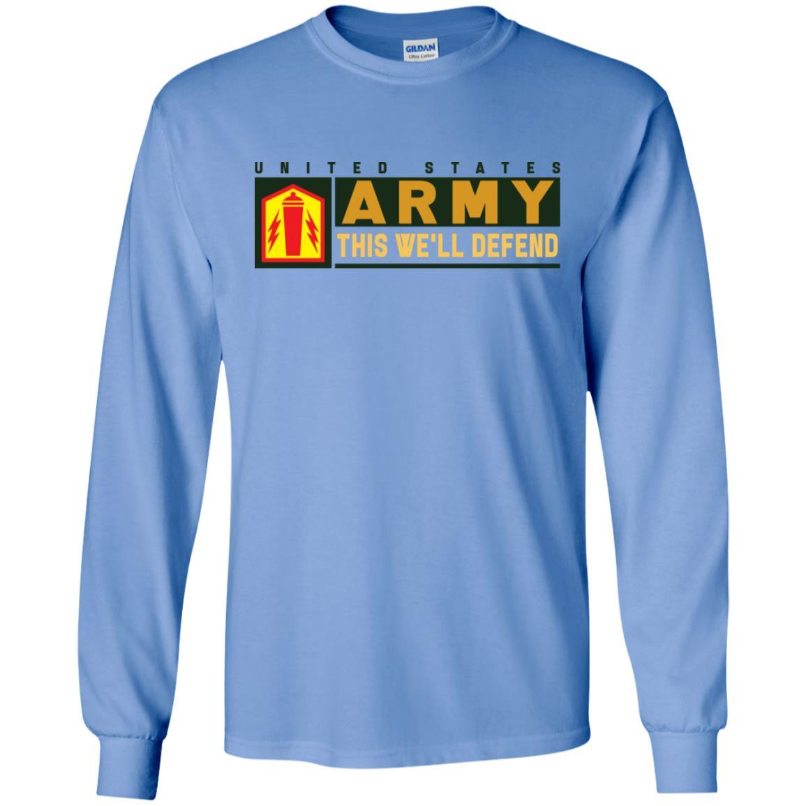 US Army 41 FIRES BRIGADE- This We'll Defend T-Shirt On Front For Men-TShirt-Army-Veterans Nation