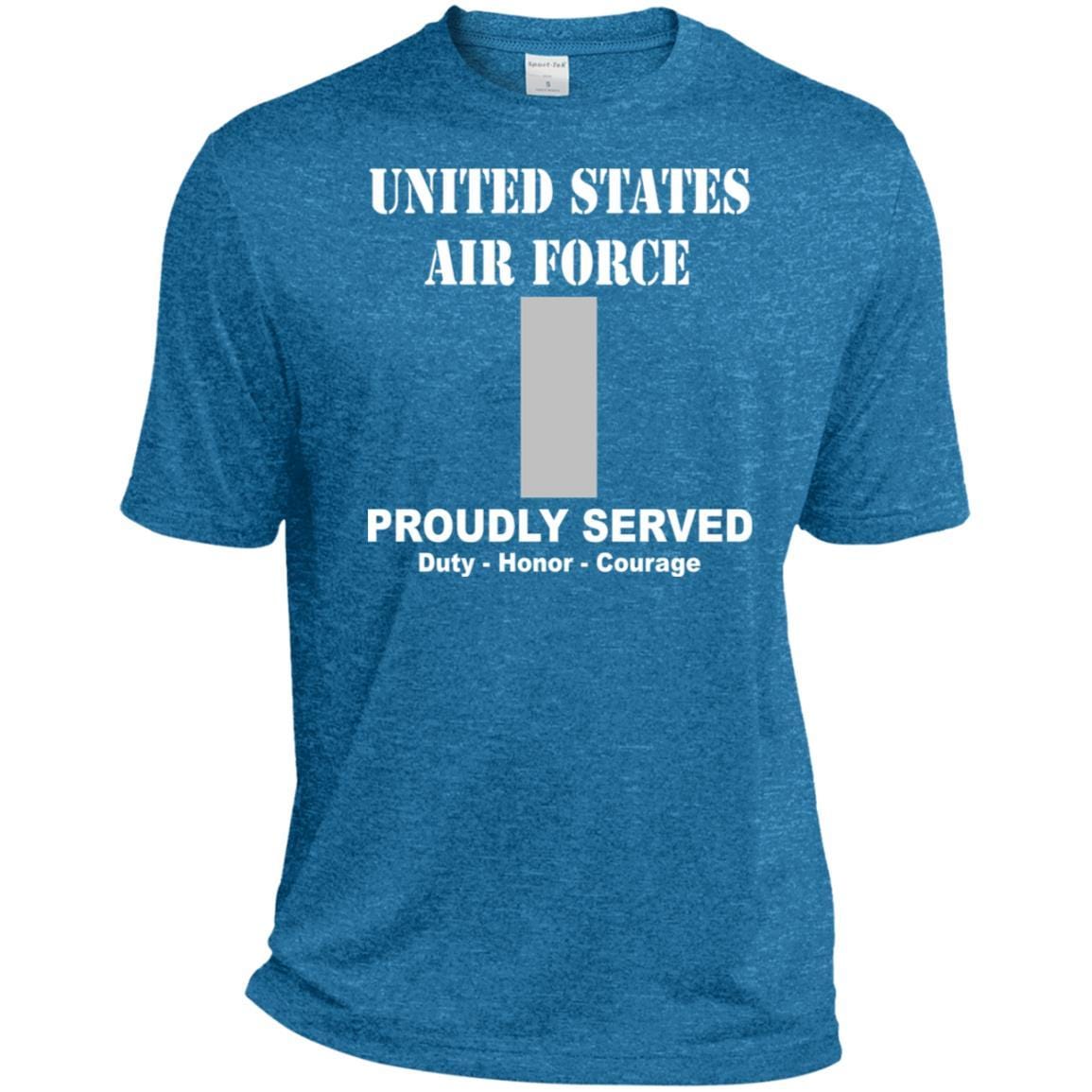 US Air Force O-2 First Lieutenant 1st L O2 Commissioned Officer Ranks T shirt Sport-Tek Tall Pullover Hoodie - T-Shirt-TShirt-USAF-Veterans Nation